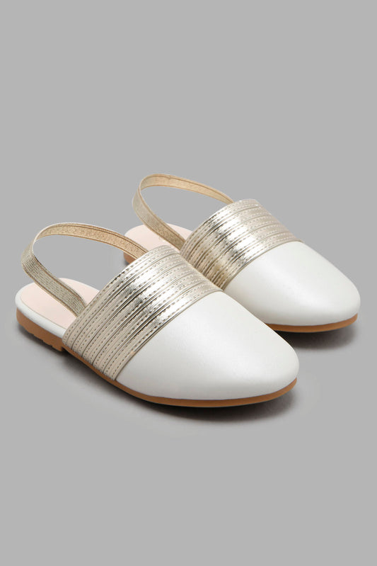 Redtag-Cream-Mules-Category:Shoes,-Colour:Cream,-Deals:New-In,-Filter:Girls-Footwear-(3-to-5-Yrs),-GIR-Shoes,-New-In-GIR-FOO,-Non-Sale,-Section:Girls-(0-to-14Yrs),-W22B-Girls-3 to 5 Years