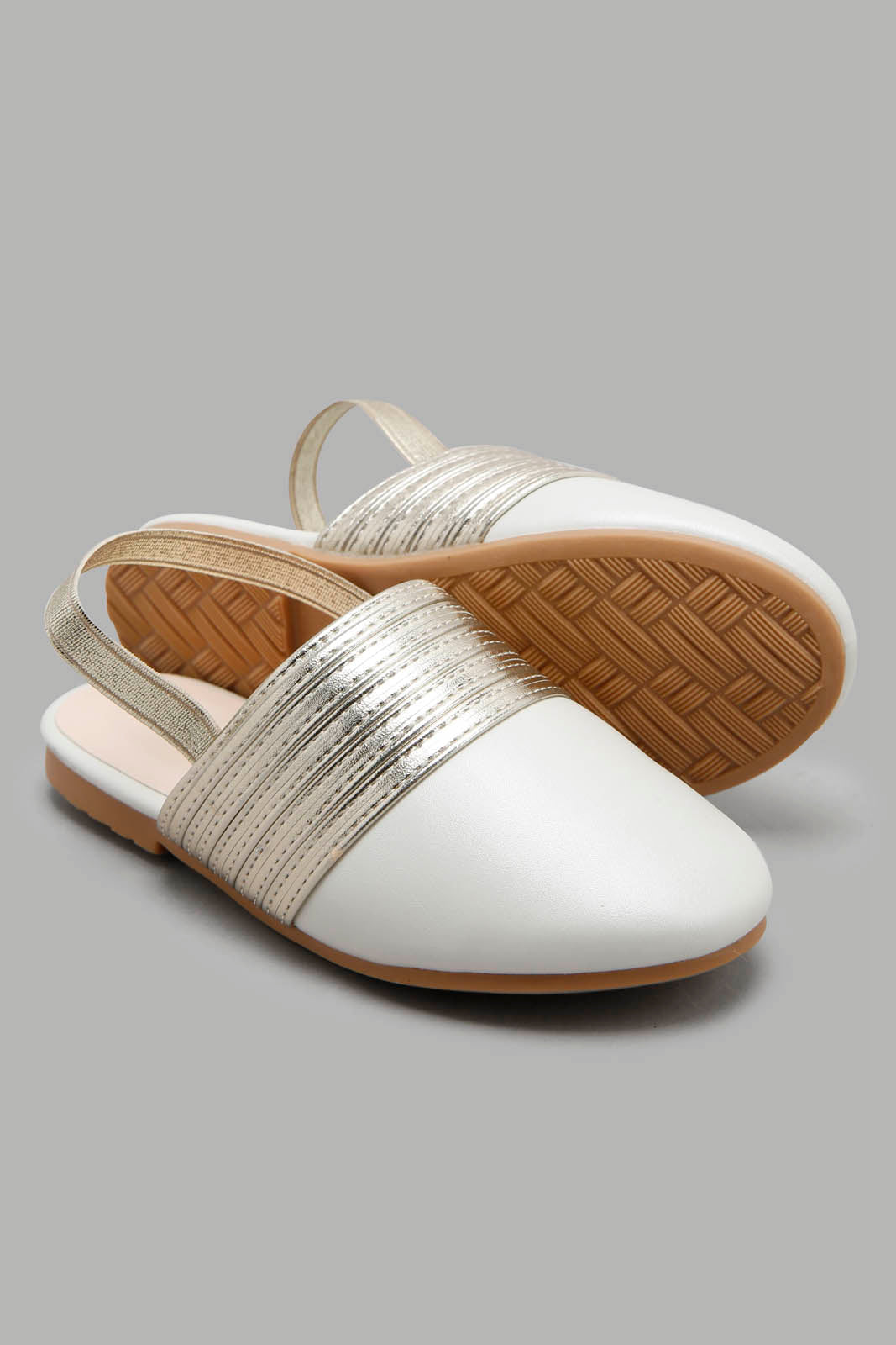 Redtag-Cream-Mules-Category:Shoes,-Colour:Cream,-Deals:New-In,-Filter:Girls-Footwear-(3-to-5-Yrs),-GIR-Shoes,-New-In-GIR-FOO,-Non-Sale,-Section:Girls-(0-to-14Yrs),-W22B-Girls-3 to 5 Years