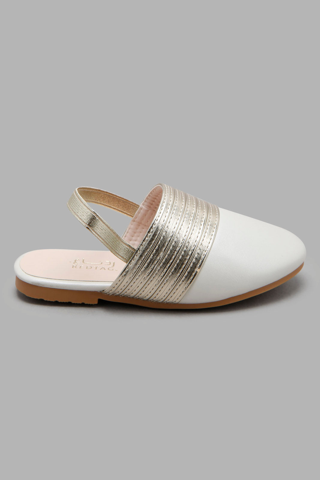 Redtag-Cream-Mules-Category:Shoes,-Colour:Cream,-Deals:New-In,-Filter:Girls-Footwear-(3-to-5-Yrs),-GIR-Shoes,-New-In-GIR-FOO,-Non-Sale,-Section:Girls-(0-to-14Yrs),-W22B-Girls-3 to 5 Years