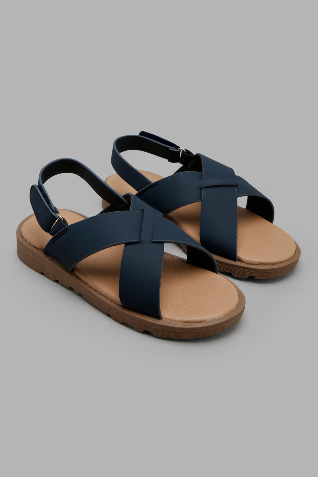 Redtag-Navy-Comfort-Sandal-BOY-Sandals,-Category:Sandals,-Colour:Navy,-Filter:Boys-Footwear-(3-to-5-Yrs),-New-In,-New-In-BOY-FOO,-Non-Sale,-Section:Boys-(0-to-14Yrs),-W22O-Boys-3 to 5 Years