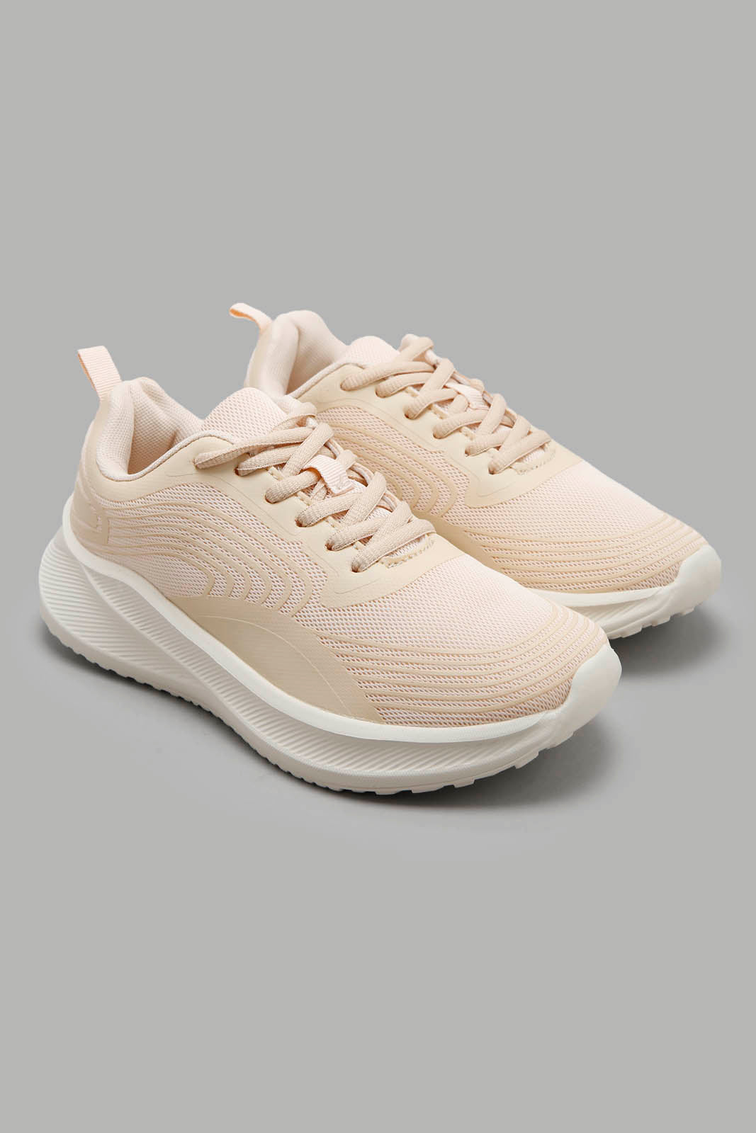 Redtag-Pink-Lace-Up-Sneaker-Category:Trainers,-Colour:Pink,-Deals:New-In,-Filter:Women's-Footwear,-New-In-Women-FOO,-Non-Sale,-Section:Women,-W22O,-Women-Trainers-Women's-