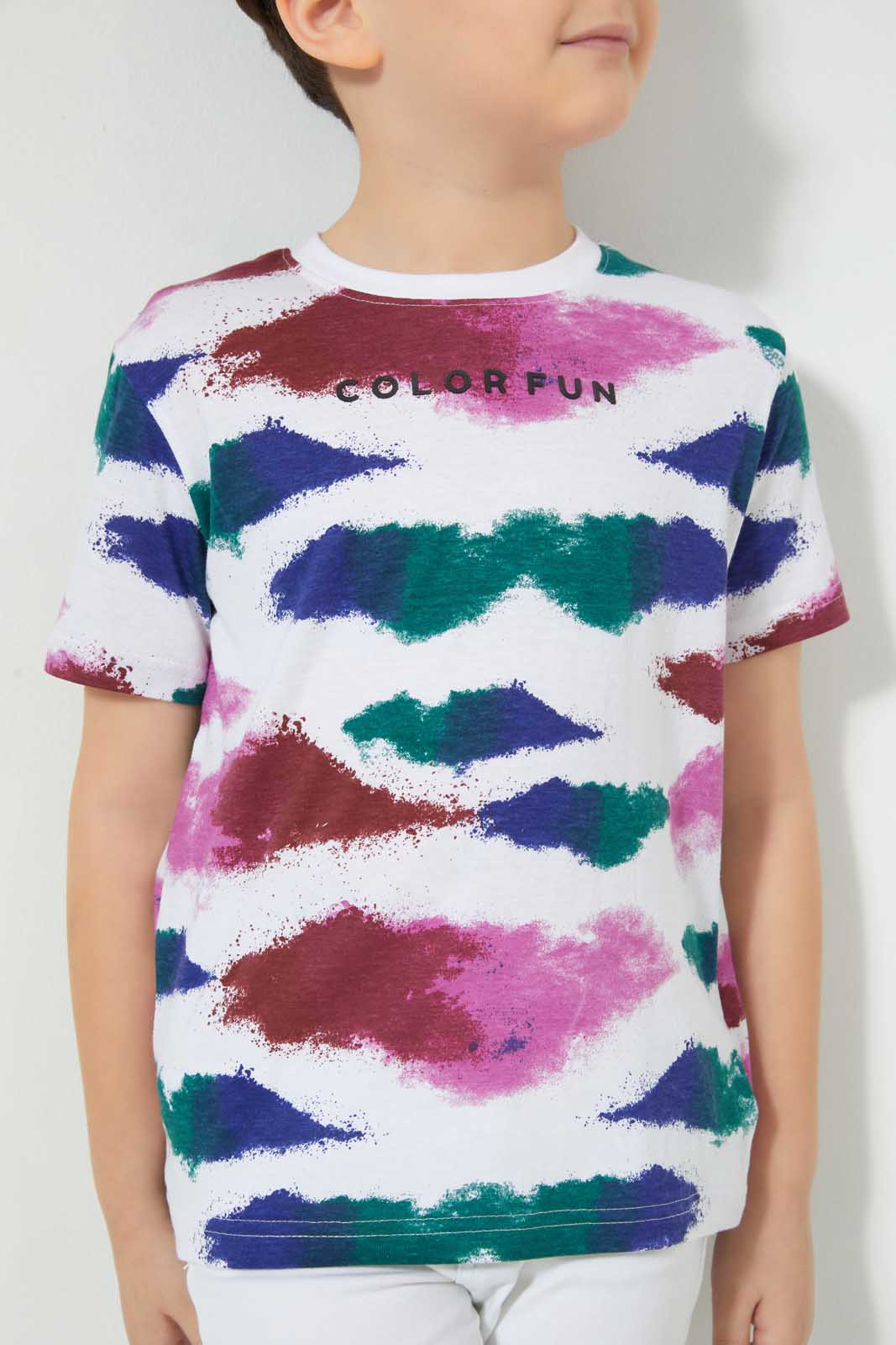 White Painted T-Shirt