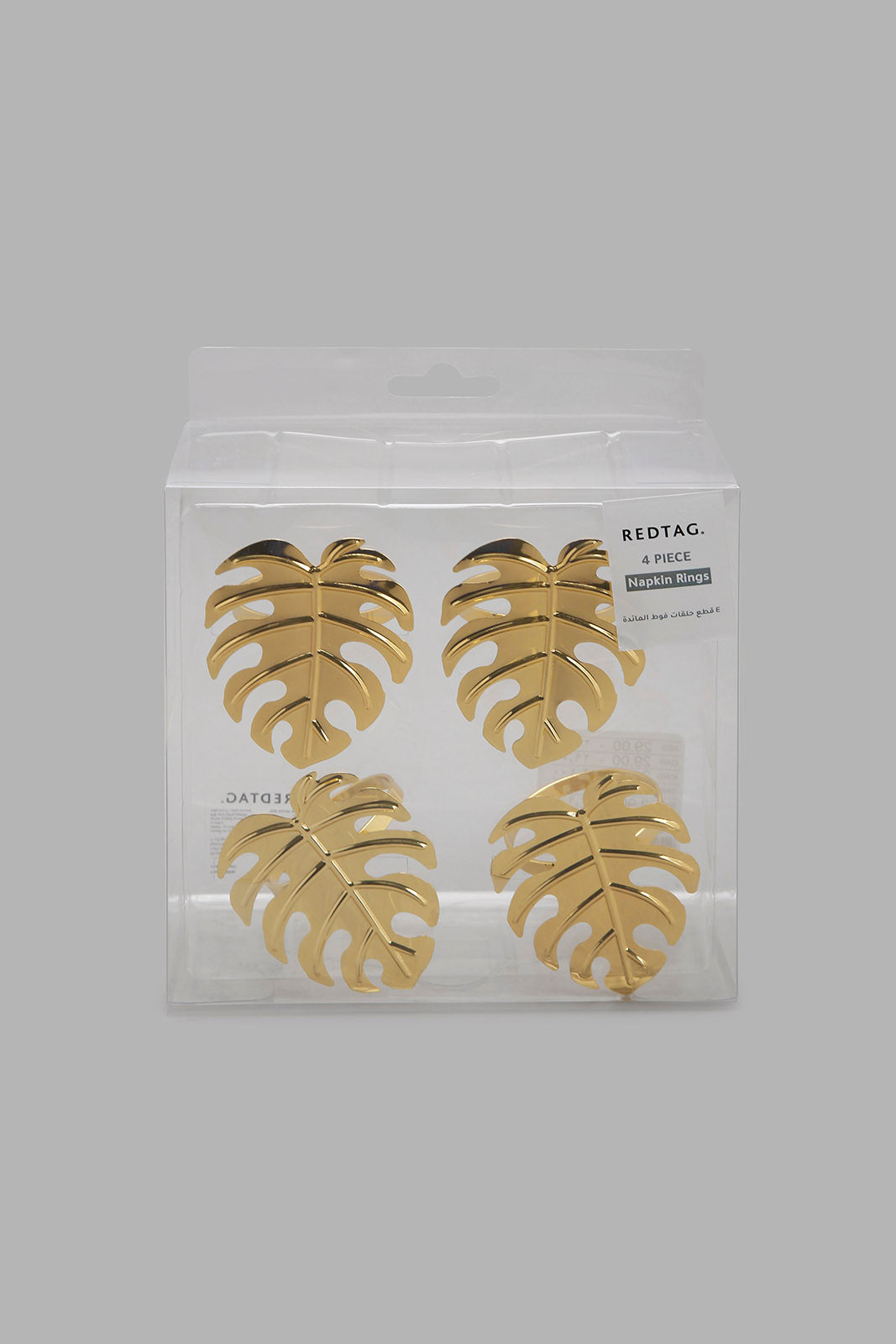 Redtag-Gold-Leaf-Napkin-Ring
(4-Piece)-Bundle,-Category:Napkins-&-Tissues,-Colour:Gold,-Deals:4-For-90,-Filter:Home-Dining,-HMW-DIN-Kitchen-Accessories,-S22C,-Section:Homewares-Home-Dining-