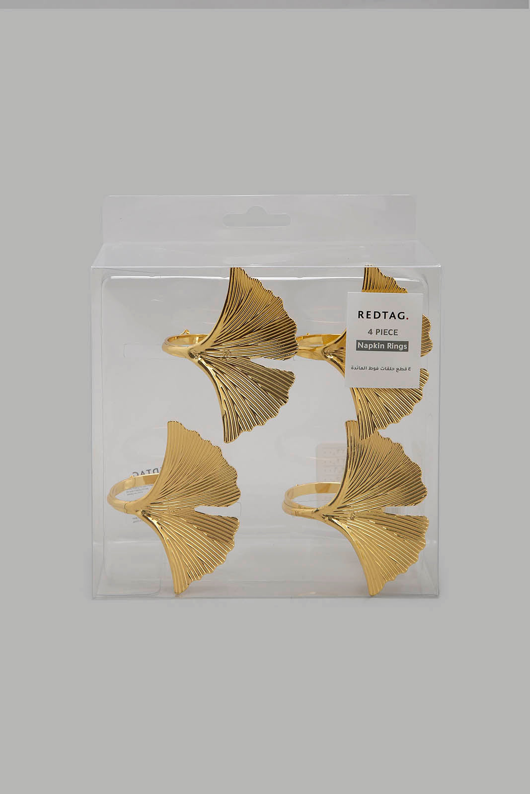 Redtag-Gold-Leaf-Napkin-Ring
(4-Piece)-Bundle,-Category:Napkins-&-Tissues,-Colour:Gold,-Deals:4-For-90,-Filter:Home-Dining,-HMW-DIN-Kitchen-Accessories,-S22C,-Section:Homewares-Home-Dining-