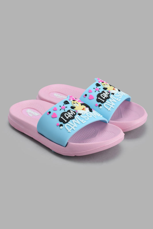 Redtag-Pink-Minne-Character-Slide-Slides-Girls-3 to 5 Years