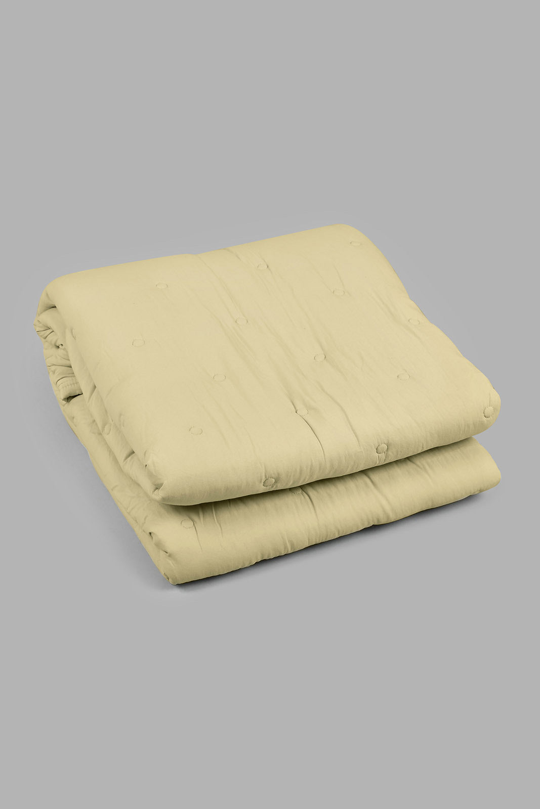 Green Quilted 2-Piece Bedspread Set (Single Size)