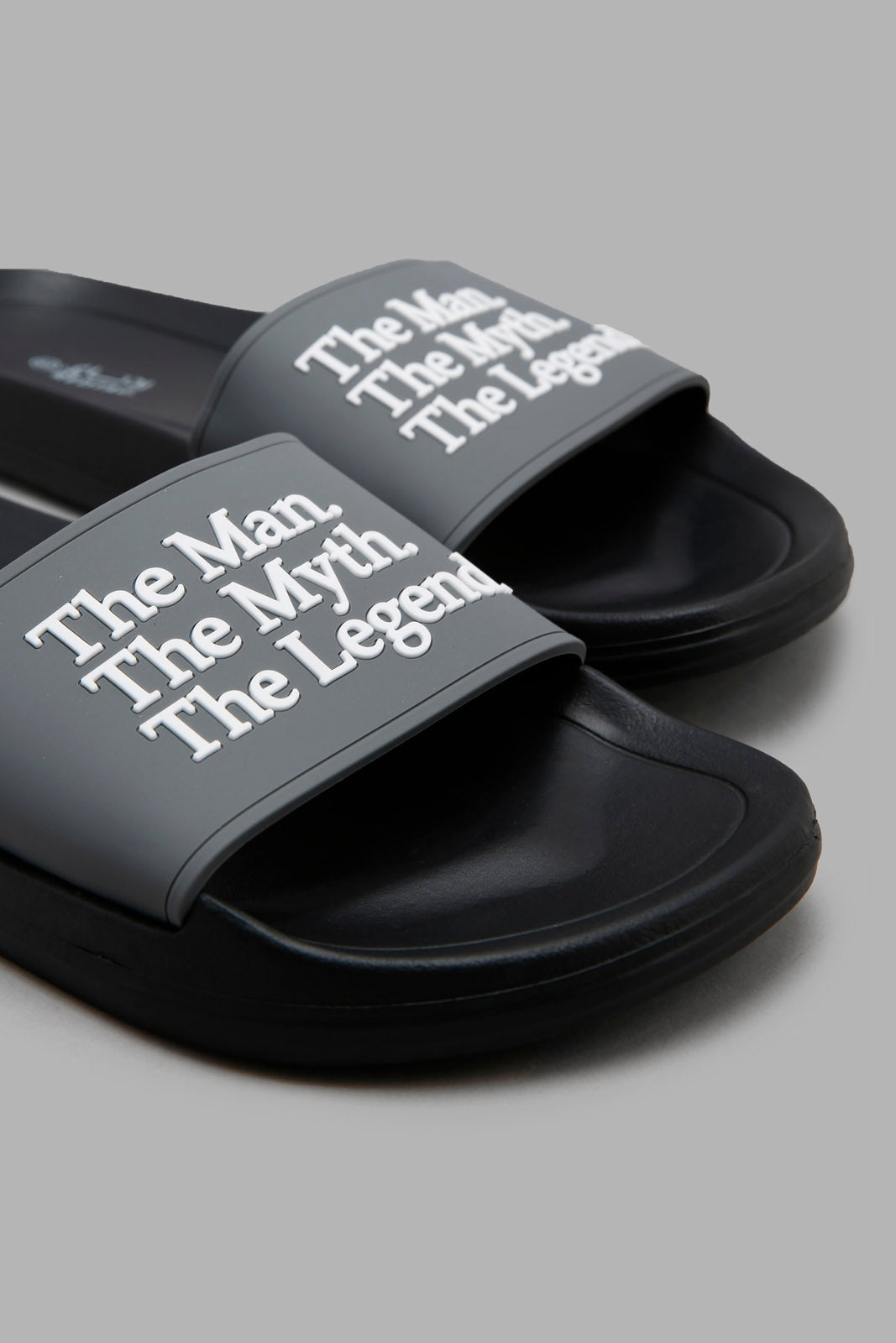 Redtag-Black-Slogan-Embossed-Slide-Bundle,-Category:Flip-Flops,-Colour:Black,-Deals:3-For-90,-Filter:Men's-Footwear,-Men-Flip-Flops,-S22C,-Section:Men-Men's-