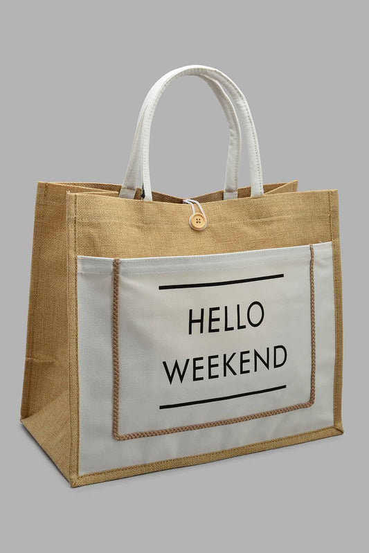 Redtag-Beige-Printed-Shoppers-Category:Bags,-Colour:Beige,-Filter:Women's-Accessories,-New-In,-New-In-Women-ACC,-Non-Sale,-S22B,-Section:Women,-Women-Bags-Women-