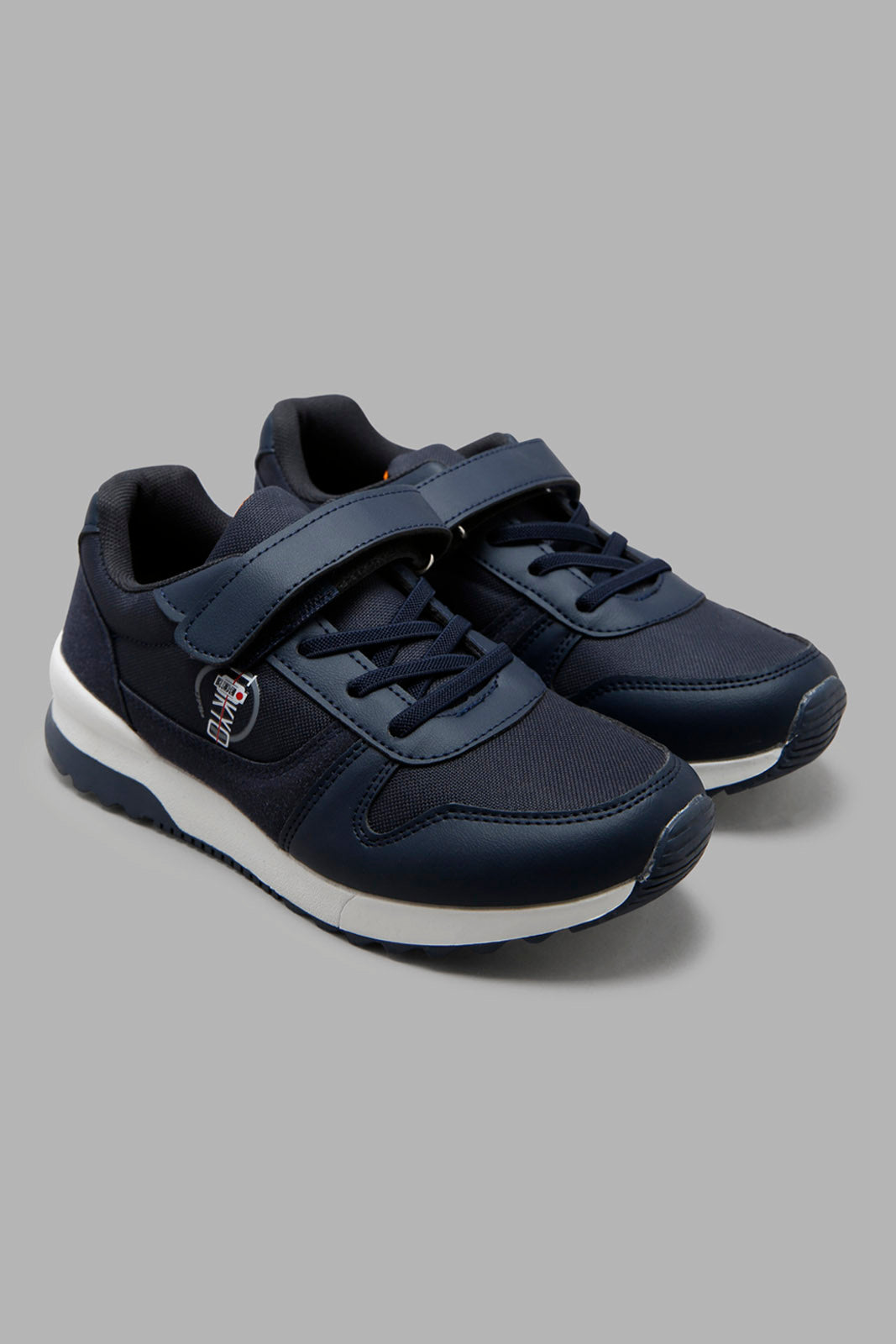 Redtag-Navy-Fabric-Block-Skate-Shoe-BSR-Shoes,-Category:Shoes,-Colour:Navy,-Deals:New-In,-Filter:Boys-Footwear-(5-to-14-Yrs),-New-In-BSR-FOO,-Non-Sale,-Section:Boys-(0-to-14Yrs),-W22O-Senior-Boys-5 to 14 Years