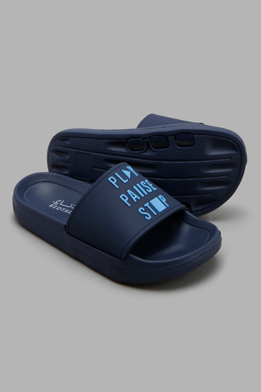 Redtag-Navy-Slogan-Embossed-Slide-BOY-Flip-Flops,-Bundle,-Category:Flip-Flops,-Colour:Navy,-Deals:4-For-90,-Deals:New-In,-Filter:Boys-Footwear-(3-to-5-Yrs),-New-In-BOY-FOO,-S22B,-Section:Boys-(0-to-14Yrs)-Boys-3 to 5 Years