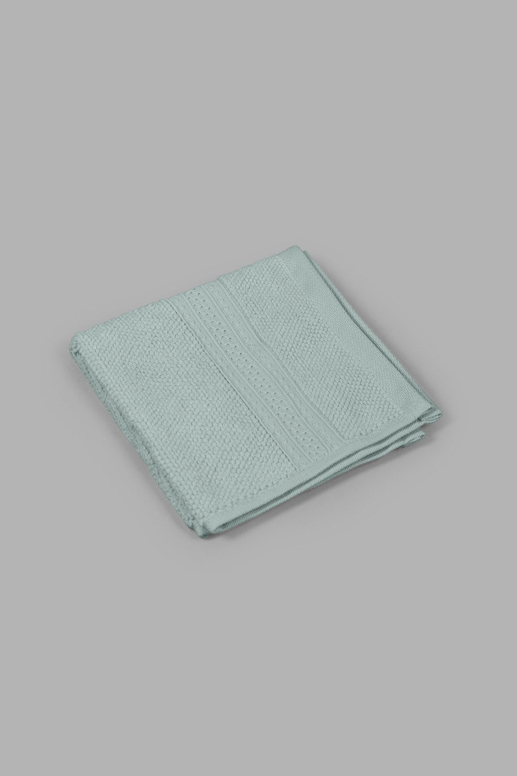 Redtag-Mint-Textured-Cotton-Face-Towel-Set-(4-Piece)-0,-Colour:Mint,-Filter:Home-Bathroom,-HMW-BAC-Face-Towels,-New-In,-New-In-HMW-BAC,-Non-Sale,-S22B,-Section:Homewares-Home-Bathroom-