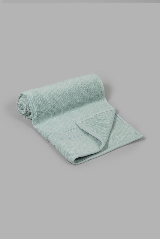 Redtag-Mint-Textured-Cotton-Hand-Towel-0,-Colour:Mint,-Filter:Home-Bathroom,-HMW-BAC-Hand-Towels,-New-In,-New-In-HMW-BAC,-Non-Sale,-S22B,-Section:Homewares-Home-Bathroom-