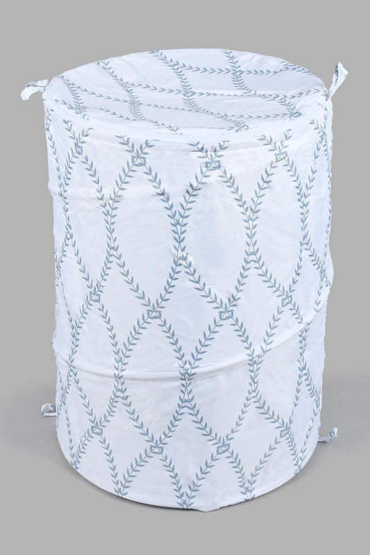 Redtag-Light-Grey-Round-Laundry-Hamper-Laundry-Hampers-Home-Bathroom-