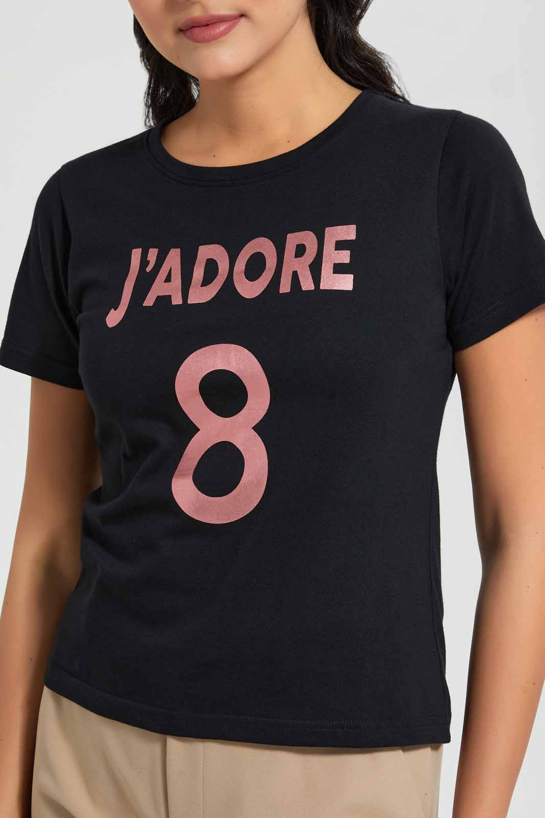 Redtag-Black-Jadore-Print-T-Shirt-Graphic-T-Shirts-Women's-