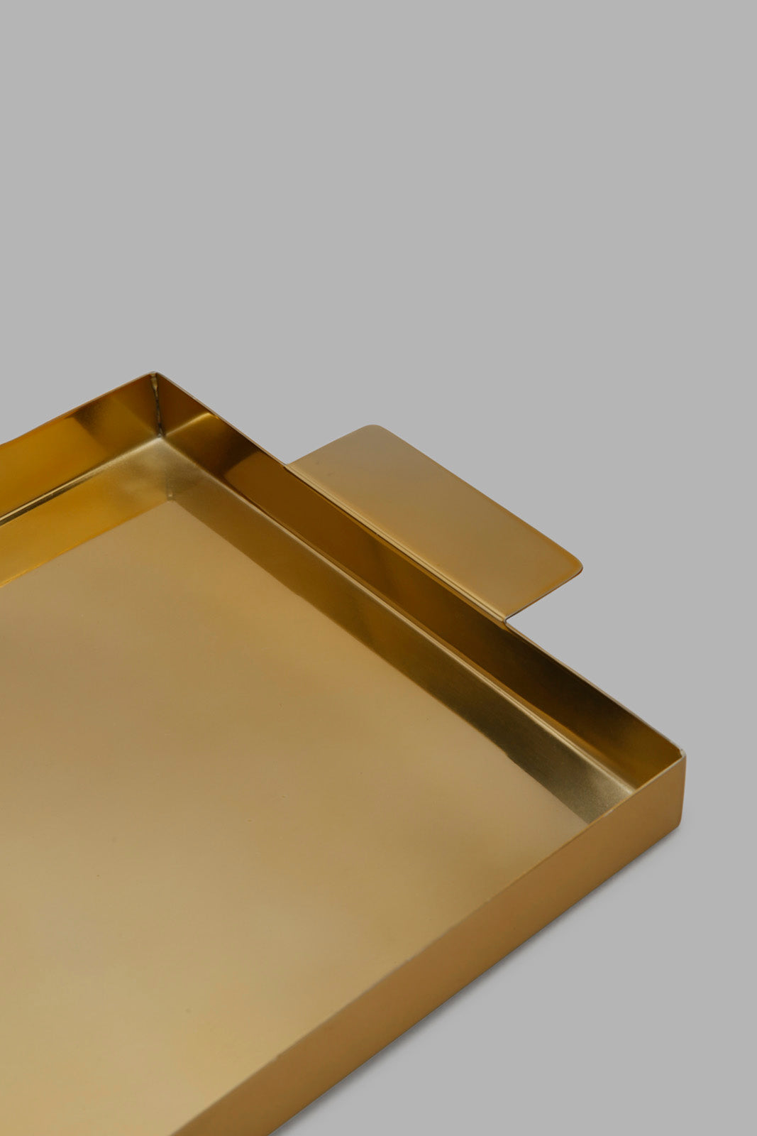 Redtag-Gold-Metal-Rectangle-Tray-Category:Trays,-Colour:Gold,-Deals:New-In,-Filter:Home-Dining,-HMW-DIN-Serveware,-New-In-HMW-DIN,-Non-Sale,-Section:Homewares,-W22A-Home-Dining-
