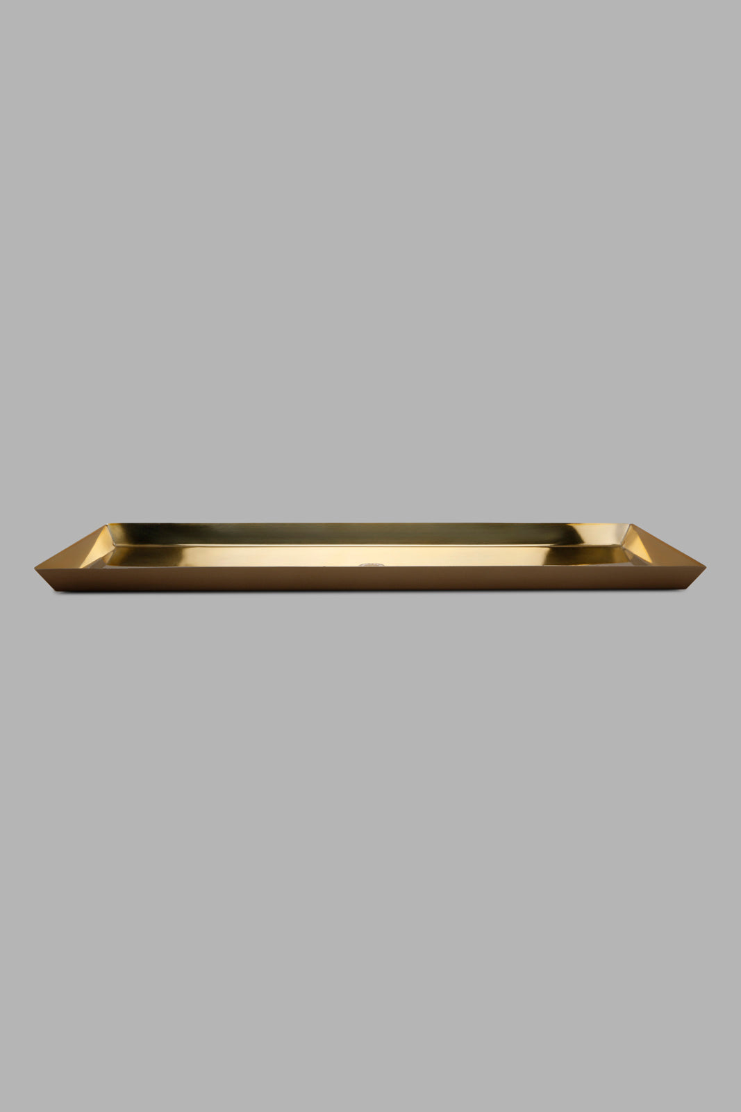 Redtag-Gold-Metal-Rectangle-Tray-Category:Trays,-Colour:Gold,-Deals:New-In,-Filter:Home-Dining,-HMW-DIN-Serveware,-New-In-HMW-DIN,-Non-Sale,-Section:Homewares,-W22A-Home-Dining-