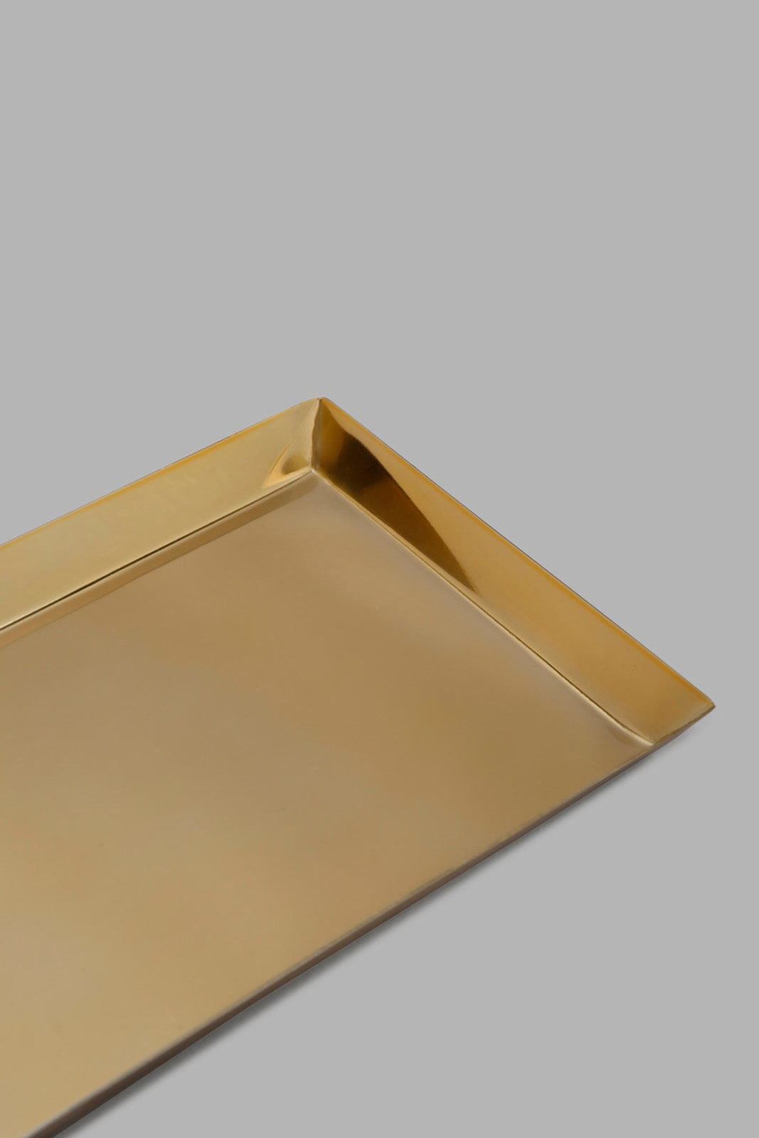 Redtag-Gold-Metal-Rectangle-Tray-Category:Trays,-Colour:Gold,-Deals:New-In,-Filter:Home-Dining,-HMW-DIN-Serveware,-New-In-HMW-DIN,-Non-Sale,-Section:Homewares,-W22A-Home-Dining-
