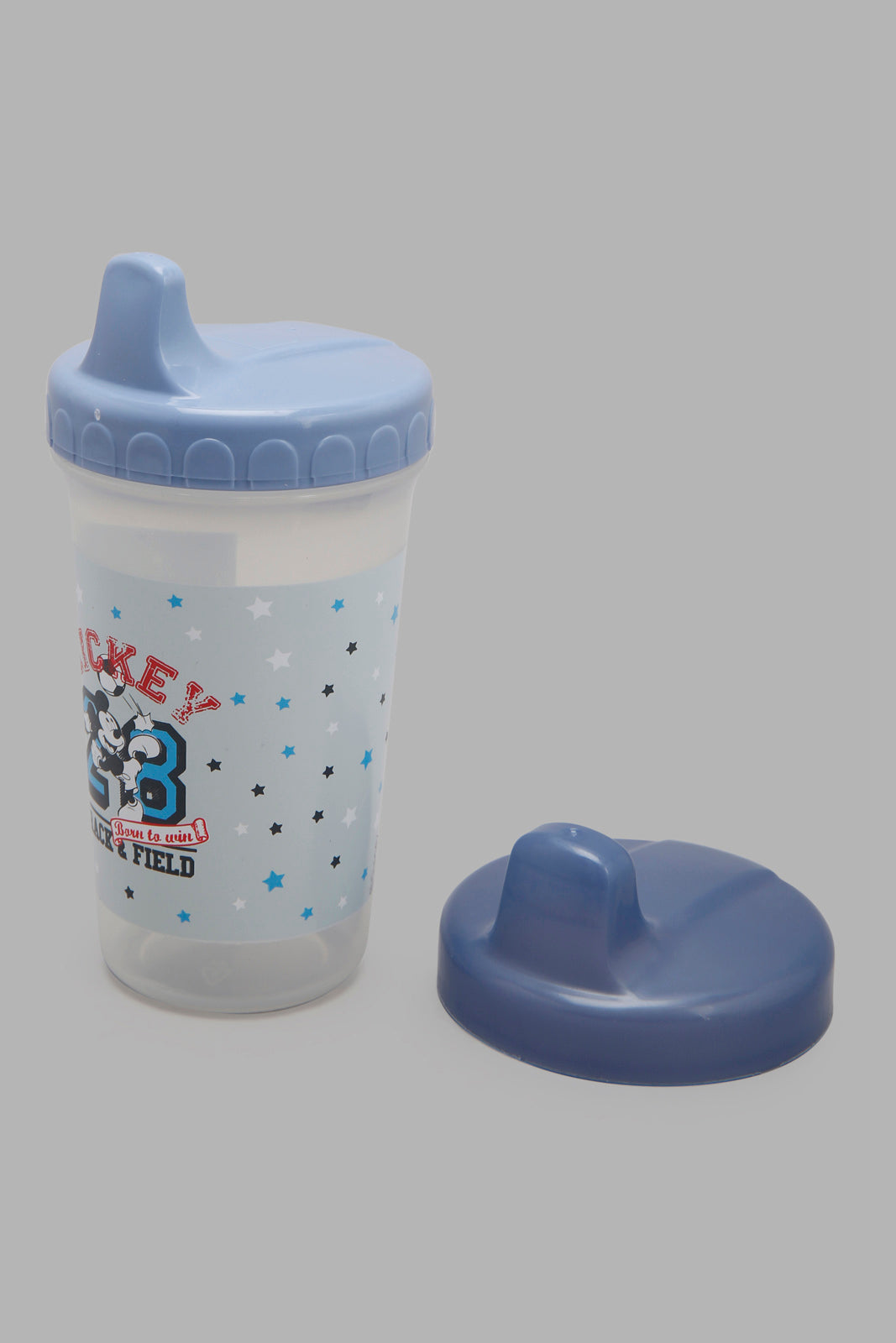 Babies Blue and White Mickey Spill Proof Cup 2 Piece (300ML)
