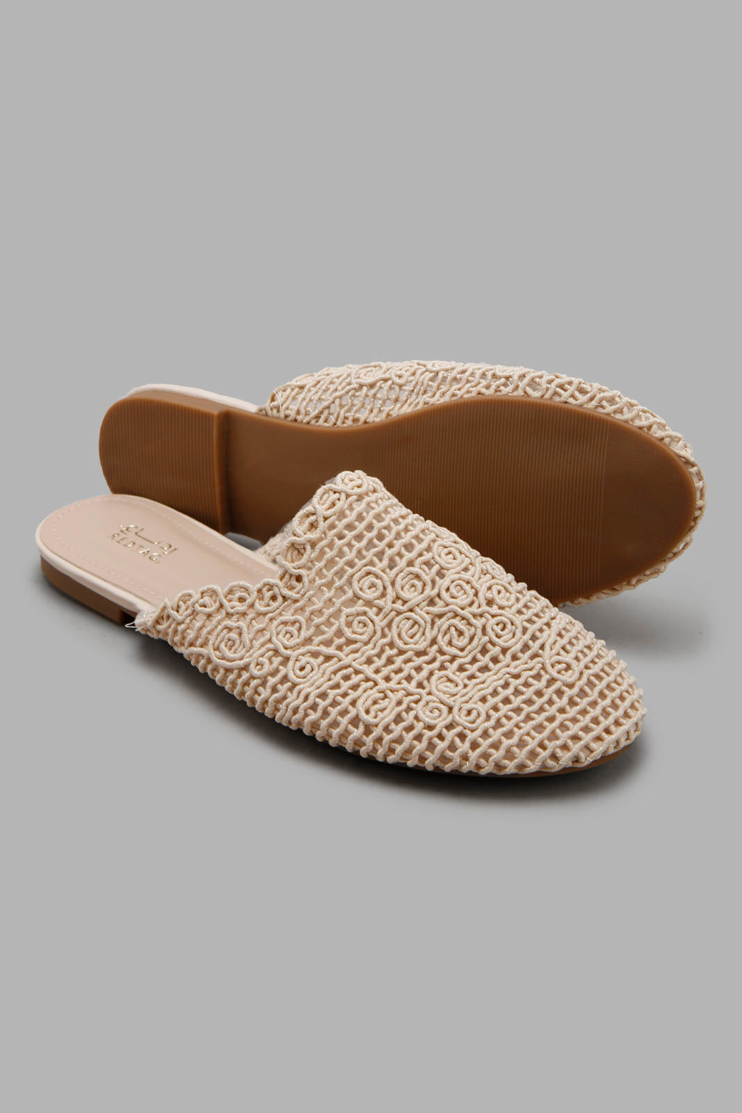 Redtag-Ivory-Fabric-Interest-Mule-Category:Shoes,-Colour:Ivory,-Deals:New-In,-Filter:Women's-Footwear,-New-In-Women-FOO,-Non-Sale,-Section:Women,-W22A,-Women-Shoes-Women's-