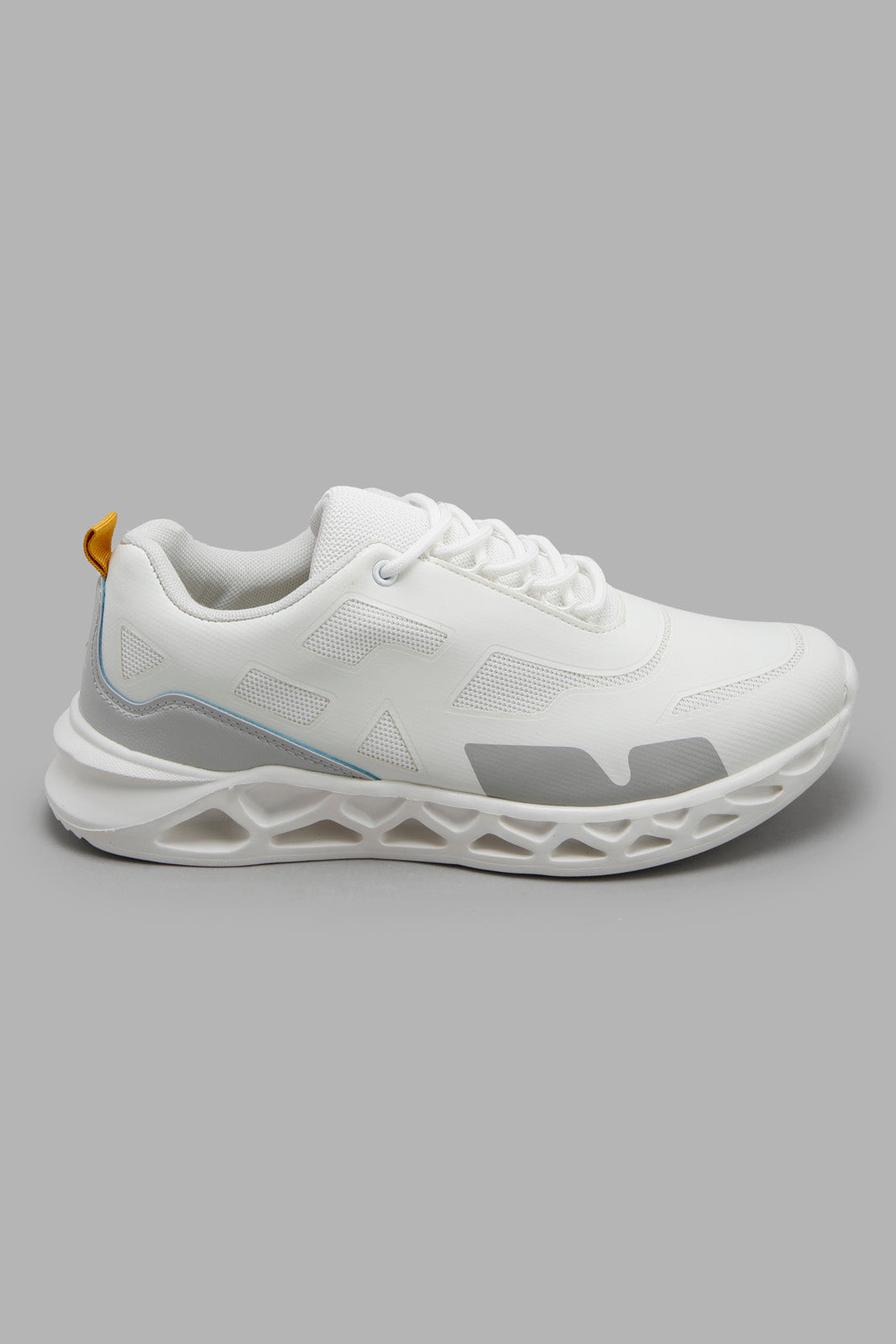 Redtag-Grey-3D-Sole-Sneaker-Category:Trainers,-Colour:Grey,-Deals:New-In,-Filter:Men's-Footwear,-Men-Trainers,-New-In-Men-FOO,-Non-Sale,-S22C,-Section:Men-Men's-