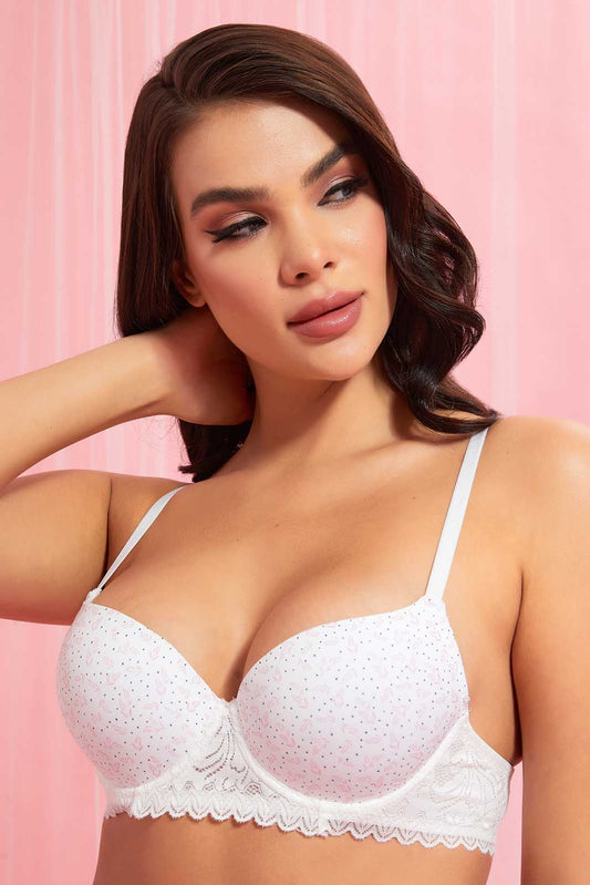 Redtag-White-Floral-Printed-Padded-Plunge-Bra-Plunge-Bras-Women's-
