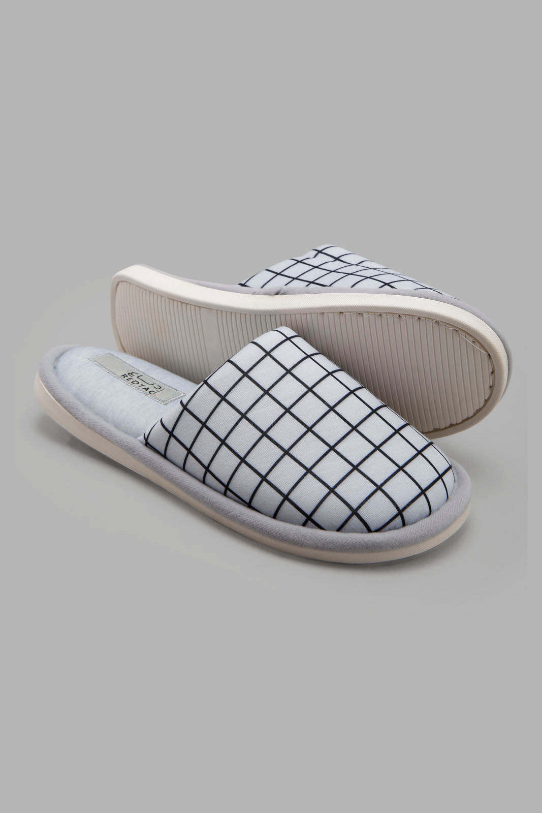 Redtag-Grey-Checkered-Slipper-Bundle,-Category:Slippers,-Colour:Grey,-Deals:3-For-90,-Deals:New-In,-Filter:Men's-Footwear,-Men-Slippers,-New-In-Men-FOO,-Section:Men,-W22O-Men's-