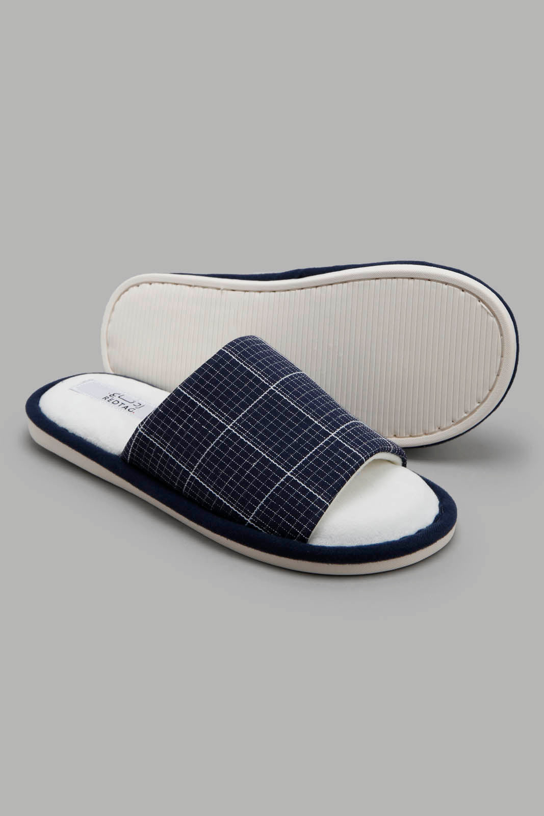 Redtag-Navy-Checkered-Slipper-Bundle,-Category:Slippers,-Colour:Navy,-Deals:3-For-90,-Deals:New-In,-Filter:Men's-Footwear,-Men-Slippers,-New-In-Men-FOO,-Section:Men,-W22O-Men's-