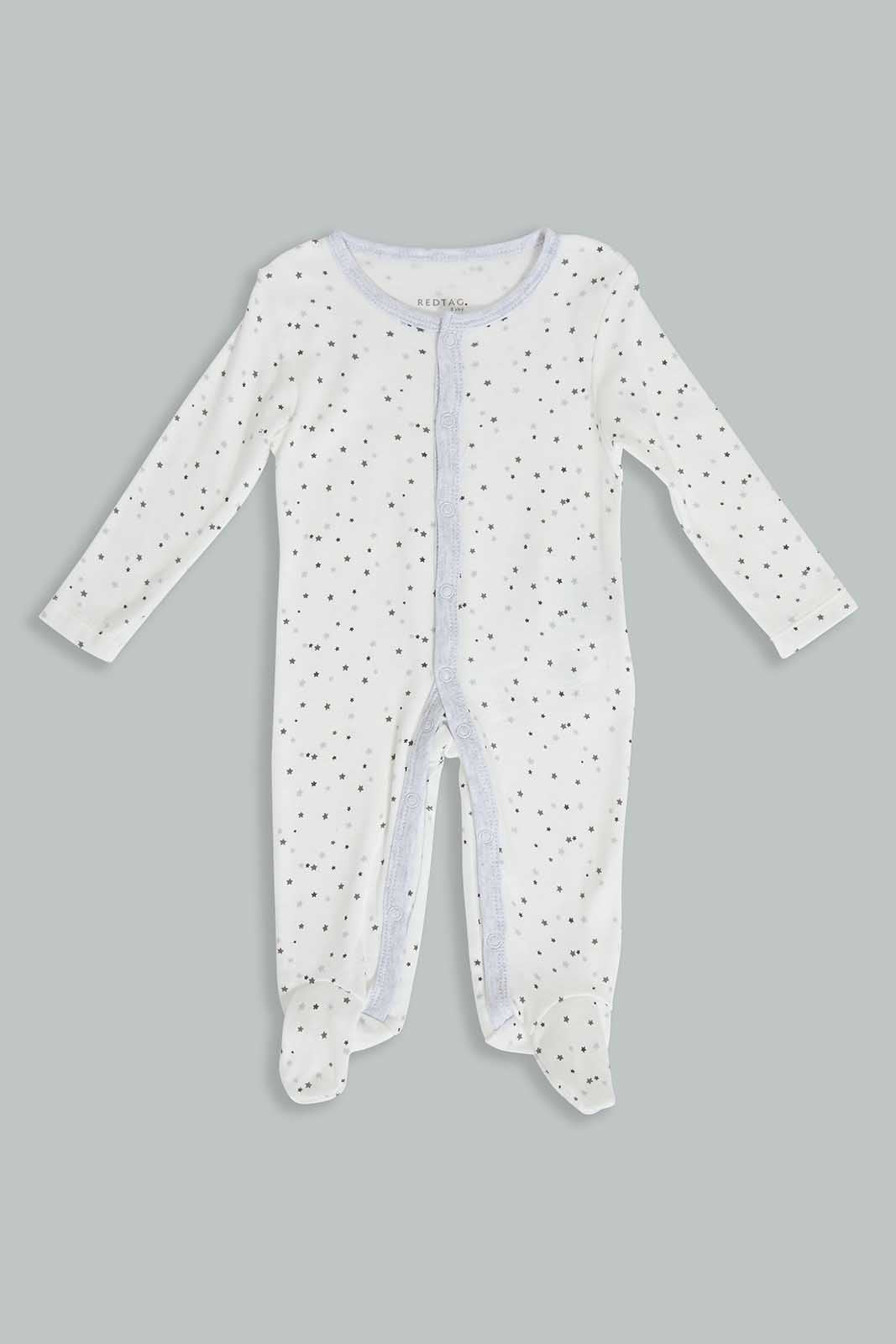 Redtag-Grey-And-White-Star-Gift-Set-(5-Piece)-Category:Gift-Sets,-Colour:Grey,-Deals:3-For-90,-Deals:Sale,-Filter:Baby-(0-to-12-Mths),-NBB-Gift-Sets,-S22C,-Sale-NBB-APL,-Section:Boys-(0-to-14Yrs)-Baby-0 to 12 Months
