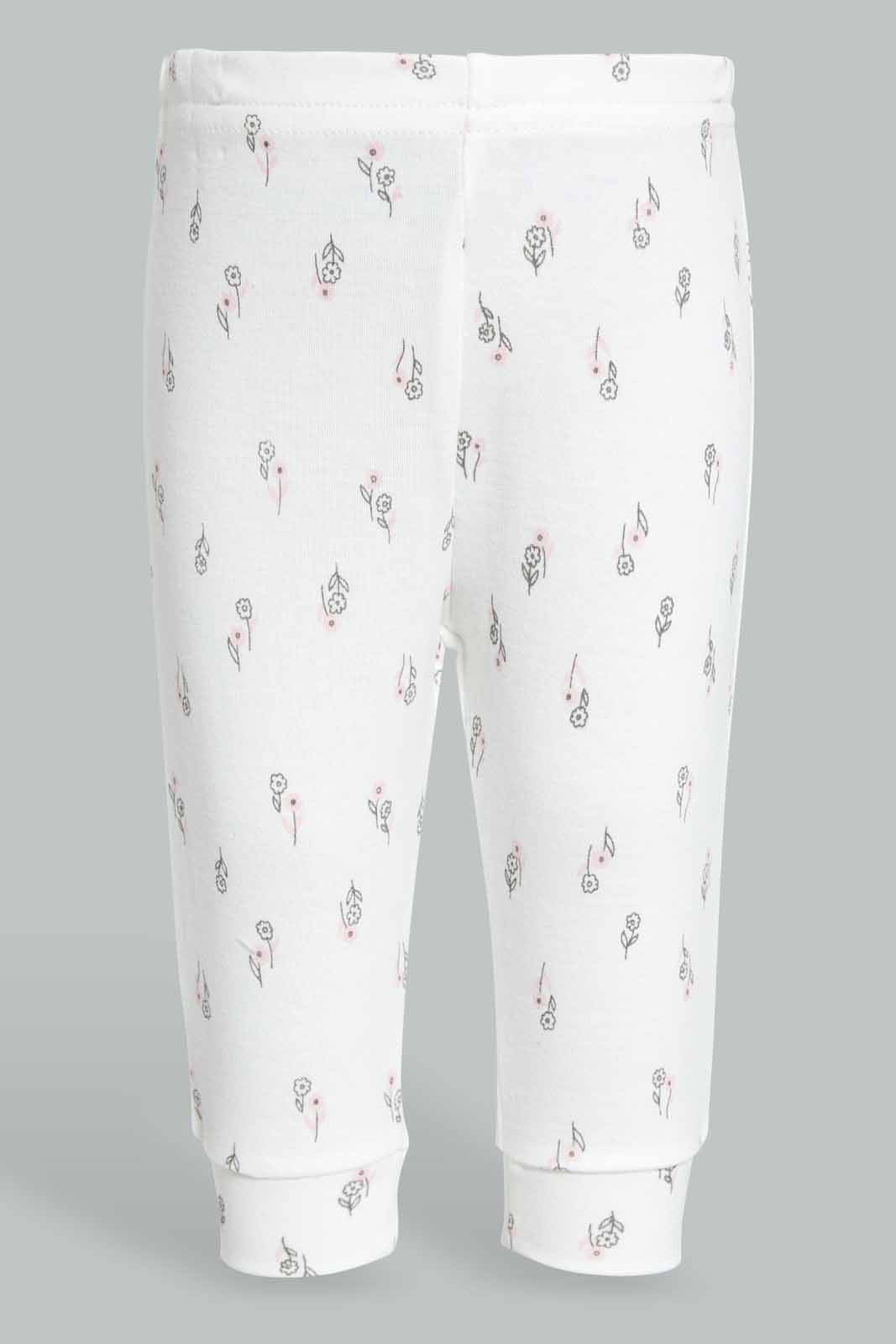 Redtag-Pink-Floral-3-Pieces-Gift-Set-Category:Gift-Sets,-Colour:Grey,-Deals:New-In,-Filter:Baby-(0-to-12-Mths),-NBF-Gift-Sets,-New-In-NBF,-Non-Sale,-S22D,-Section:Kidswear-Baby-0 to 12 Months