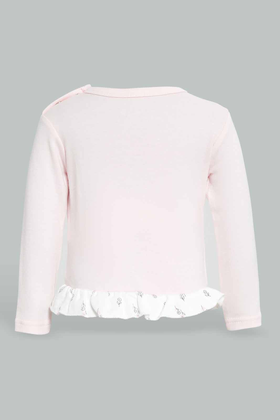 Redtag-Pink-Floral-3-Pieces-Gift-Set-Category:Gift-Sets,-Colour:Grey,-Deals:New-In,-Filter:Baby-(0-to-12-Mths),-NBF-Gift-Sets,-New-In-NBF,-Non-Sale,-S22D,-Section:Kidswear-Baby-0 to 12 Months