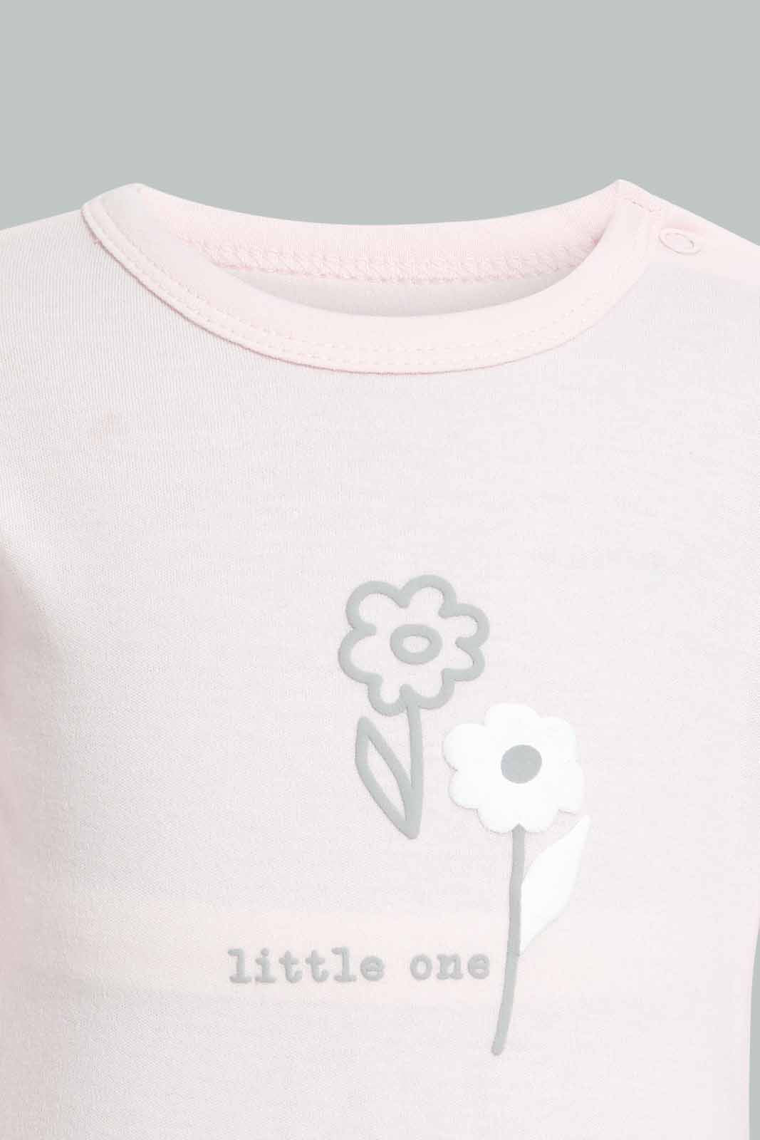 Redtag-Pink-Floral-3-Pieces-Gift-Set-Category:Gift-Sets,-Colour:Grey,-Deals:New-In,-Filter:Baby-(0-to-12-Mths),-NBF-Gift-Sets,-New-In-NBF,-Non-Sale,-S22D,-Section:Kidswear-Baby-0 to 12 Months