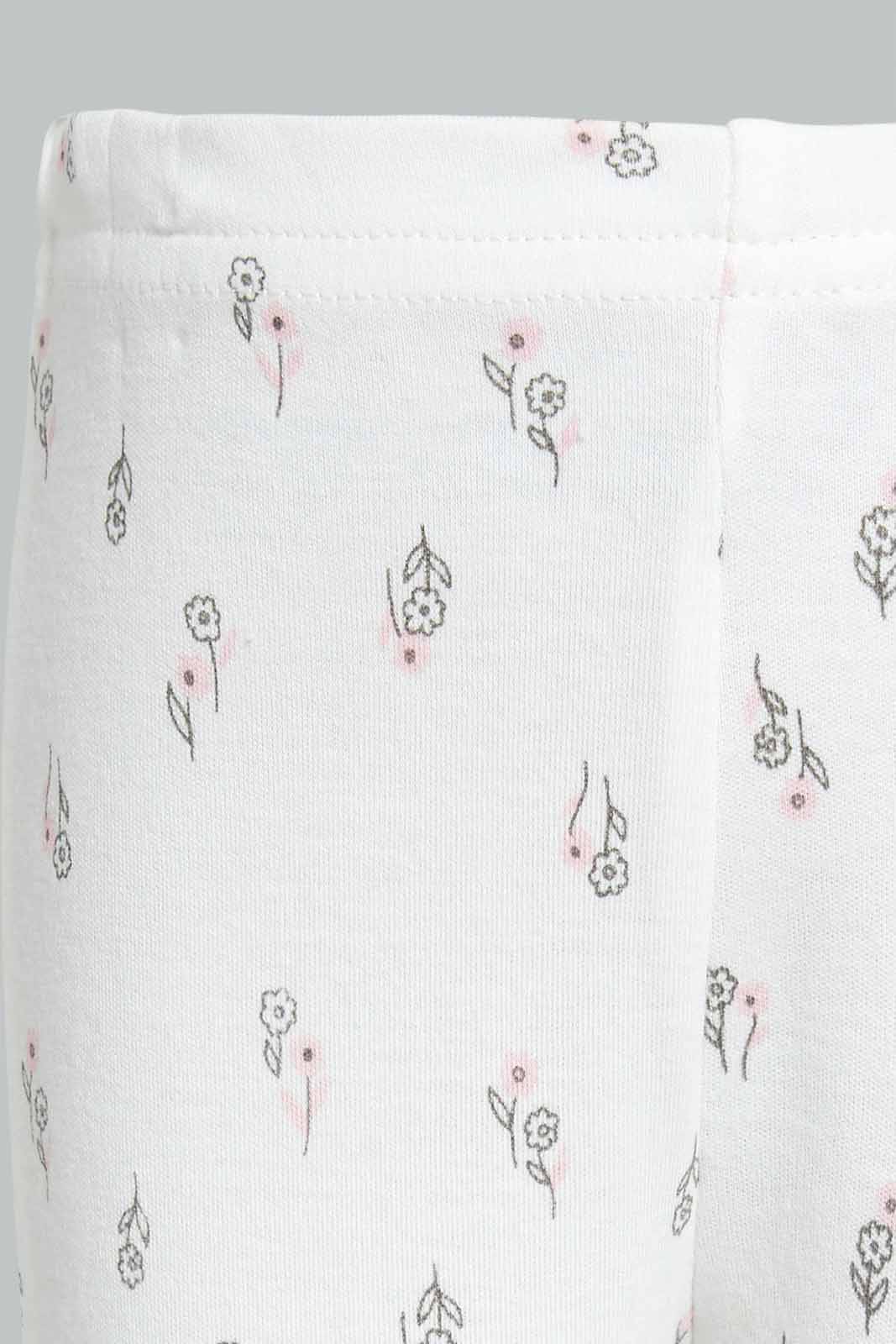 Redtag-Pink-Floral-3-Pieces-Gift-Set-Category:Gift-Sets,-Colour:Grey,-Deals:New-In,-Filter:Baby-(0-to-12-Mths),-NBF-Gift-Sets,-New-In-NBF,-Non-Sale,-S22D,-Section:Kidswear-Baby-0 to 12 Months