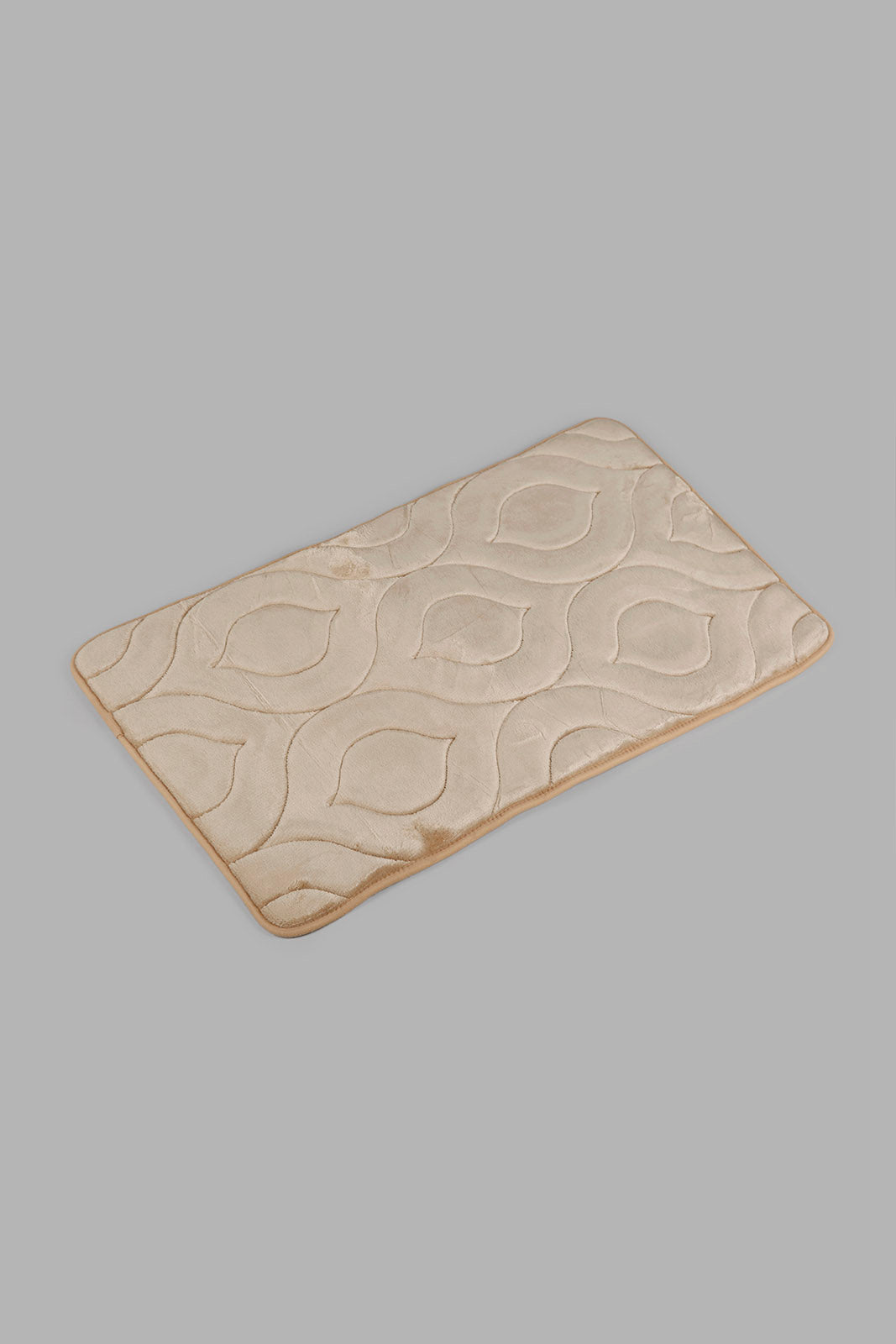 Redtag-Beige-Memory-Foam-Bath-Mat-Category:Bathmats,-Colour:Beige,-Deals:New-In,-Filter:Home-Bathroom,-HMW-BAC-Bath-Accessories,-New-In-HMW-BAC,-Non-Sale,-S22C,-Section:Homewares-Home-Bathroom-