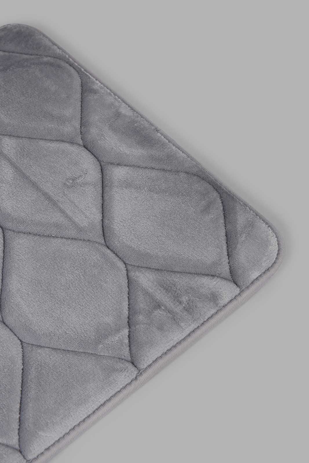 Redtag-Brown-Memory-Foam-Bath-Mat-Category:Bathmats,-Colour:Grey,-Deals:New-In,-Filter:Home-Bathroom,-HMW-BAC-Bath-Accessories,-New-In-HMW-BAC,-Non-Sale,-S22C,-Section:Homewares-Home-Bathroom-