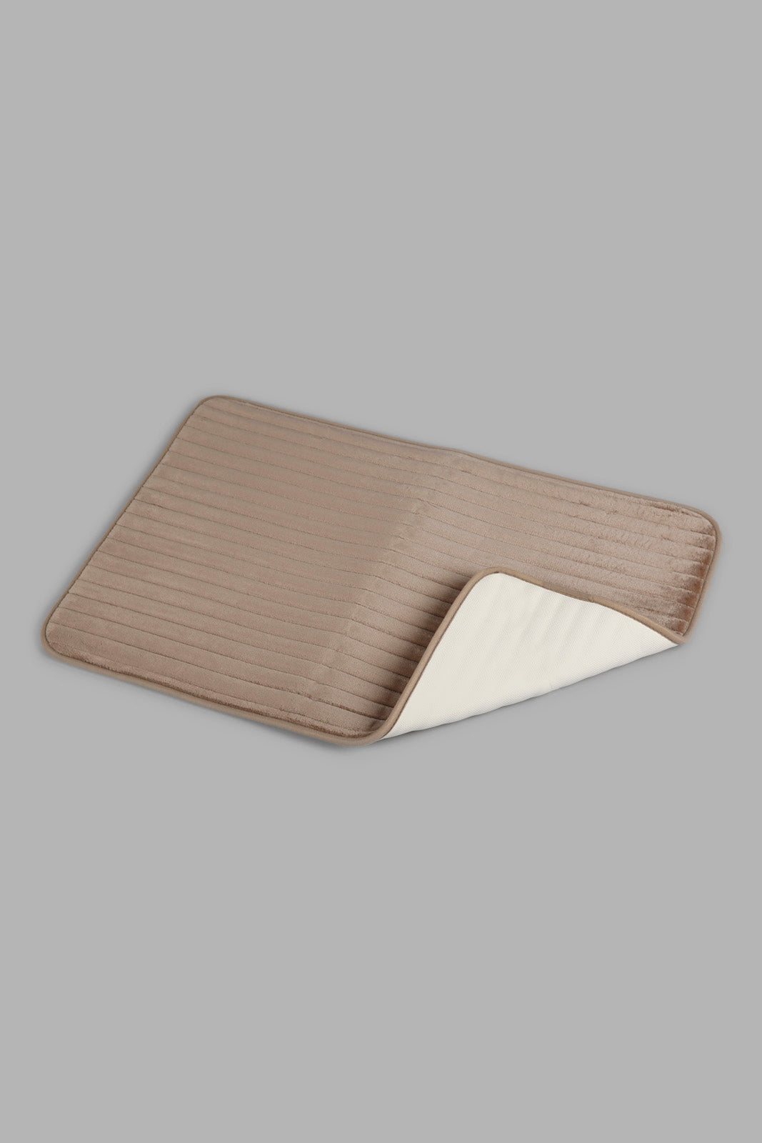 Redtag-Beige-Memory-Foam-Bath-Mat-Category:Bathmats,-Colour:Beige,-Deals:New-In,-Filter:Home-Bathroom,-HMW-BAC-Bath-Accessories,-New-In-HMW-BAC,-Non-Sale,-S22C,-Section:Homewares-Home-Bathroom-