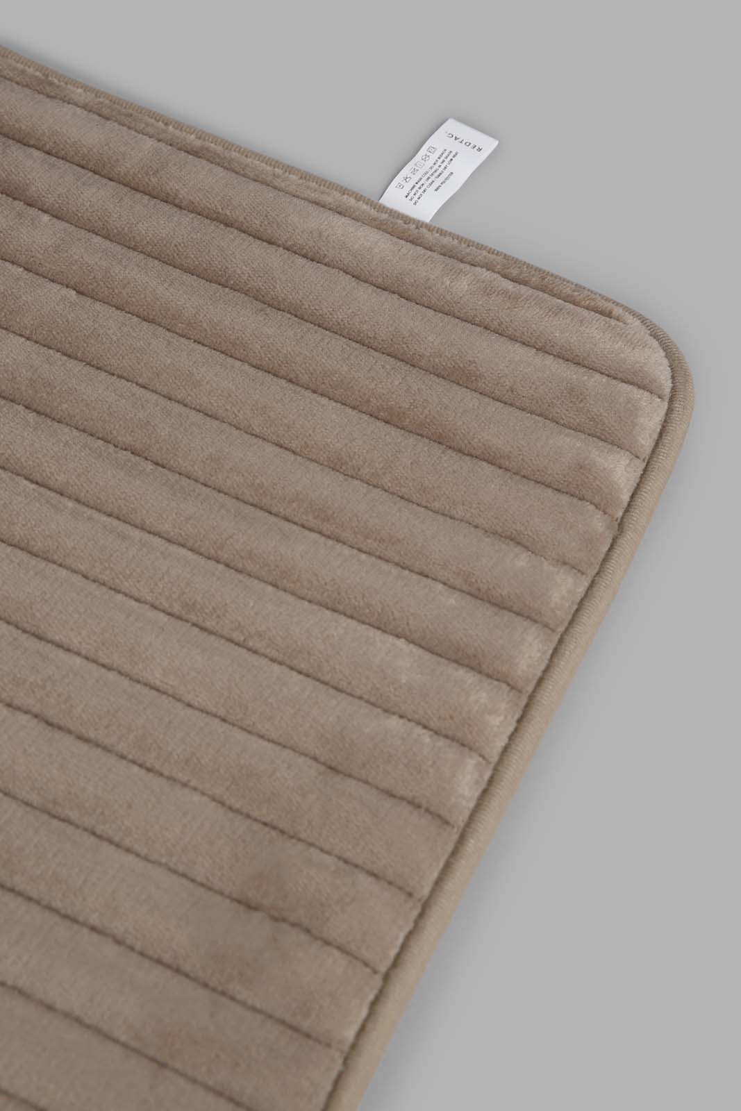 Redtag-Beige-Memory-Foam-Bath-Mat-Category:Bathmats,-Colour:Beige,-Deals:New-In,-Filter:Home-Bathroom,-HMW-BAC-Bath-Accessories,-New-In-HMW-BAC,-Non-Sale,-S22C,-Section:Homewares-Home-Bathroom-