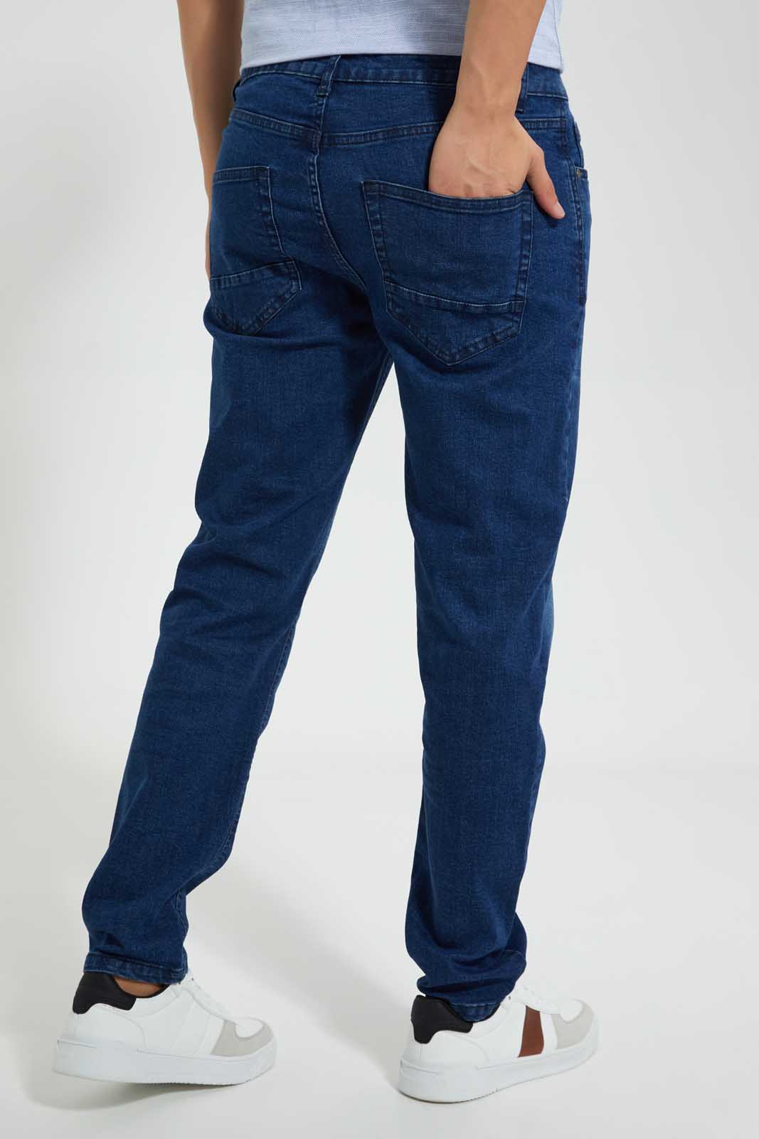 Navy Regular Fit Jean