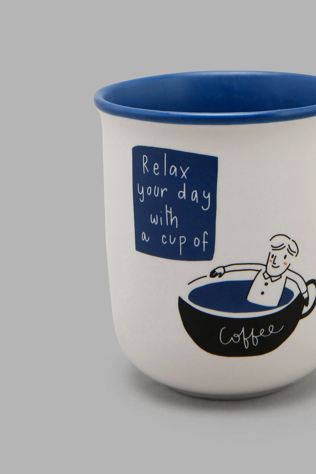 Redtag-Dark-Blue-Coffee-Mug-Category:Cups-&-Mugs,-Colour:Blue,-Deals:New-In,-Filter:Home-Dining,-HMW-DIN-Crockery,-New-In-HMW-DIN,-Non-Sale,-Section:Homewares,-W22A-Home-Dining-