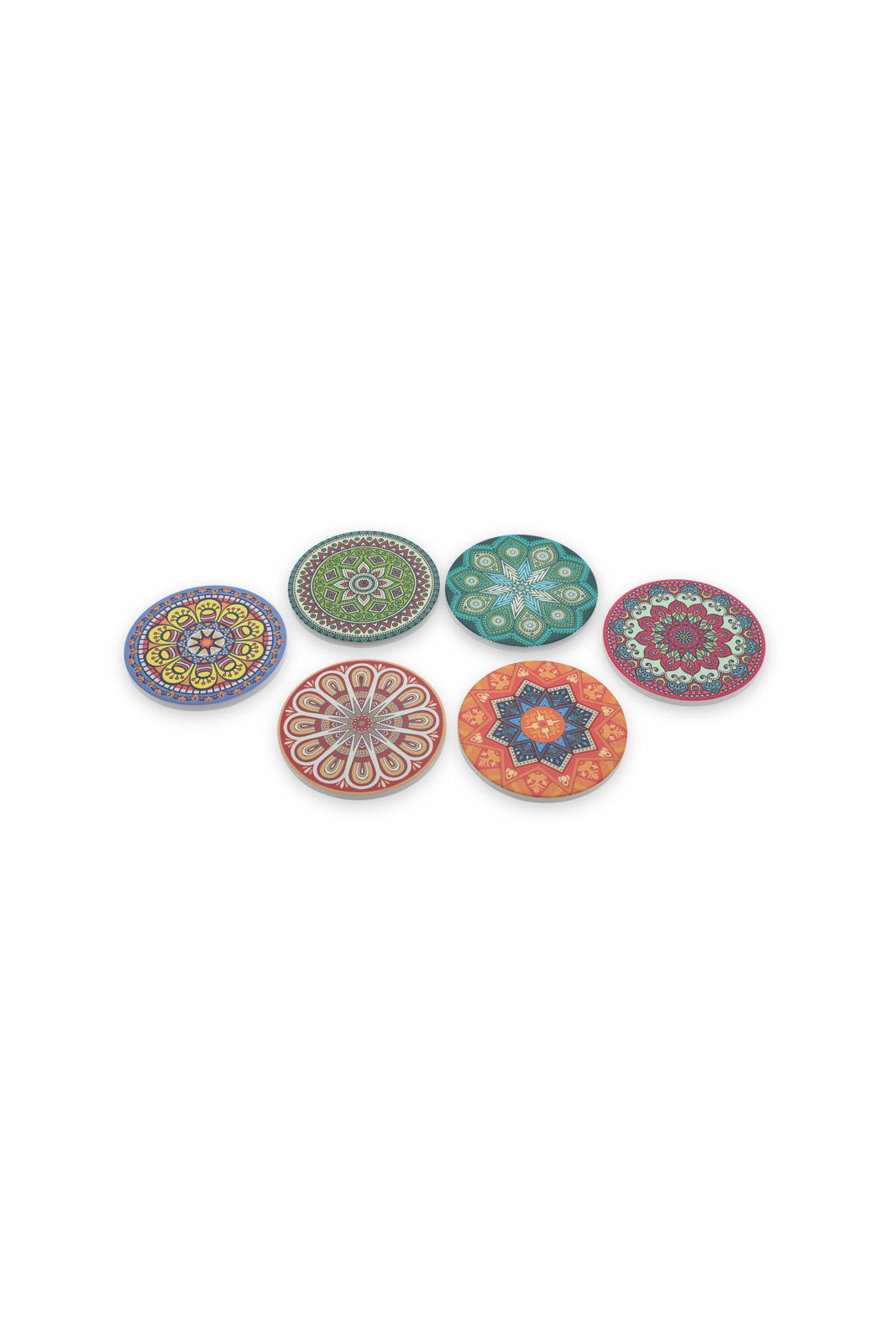 Redtag-Assorted-Glass-Cup-And-Geomatric-Ceramic-Saucer-Set-(12-Piece)-Category:Cups-&-Mugs,-Colour:Multicolour,-Deals:New-In,-Dept:Home,-Euphoric,-Filter:Home-Dining,-HMW-DIN-Crockery,-New-In-HMW-DIN,-Non-Sale,-Section:Homewares,-W22A-Home-Dining-