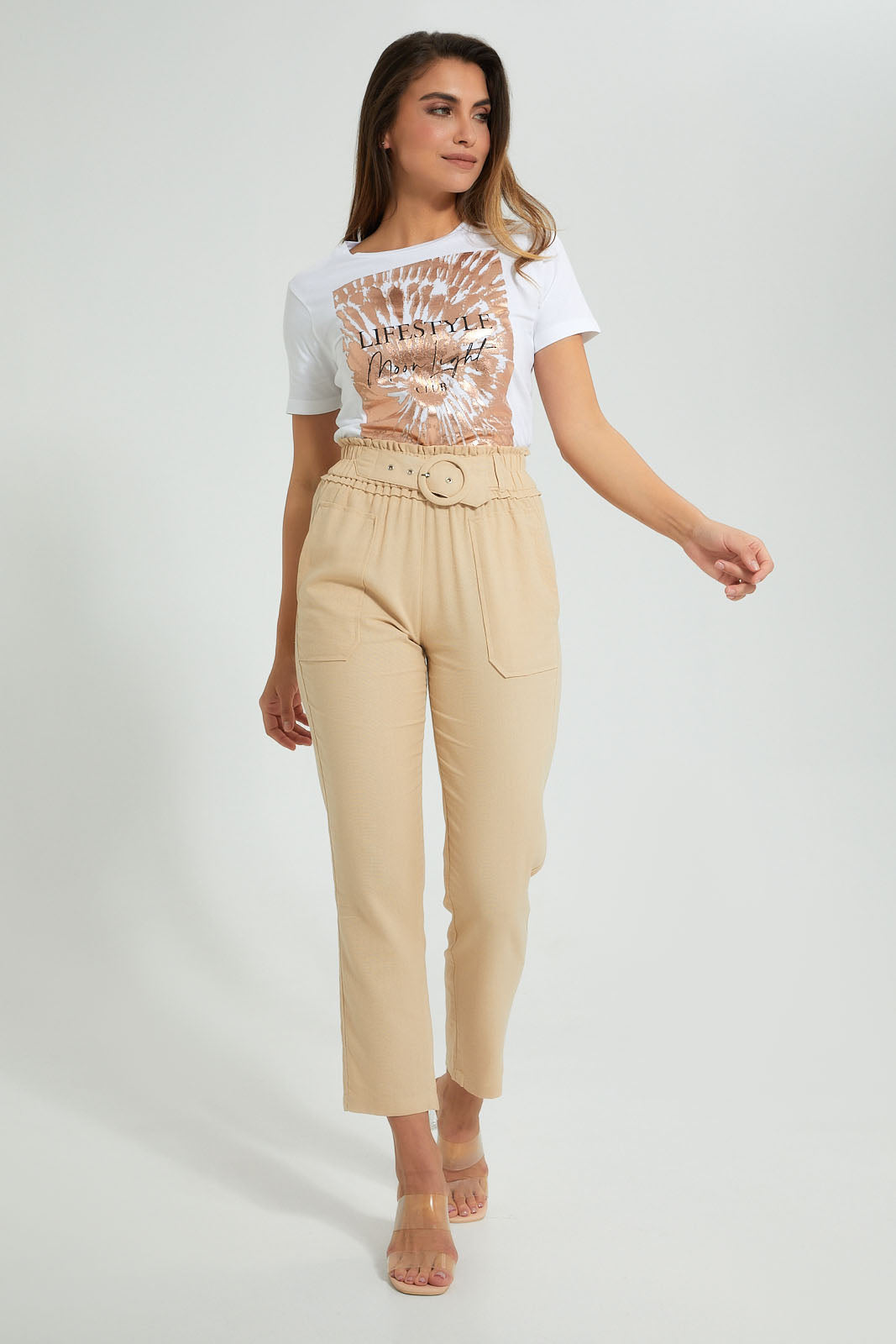 Redtag-White-Printed-Shirt-Colour:White,-Filter:Women's-Clothing,-Limited-Edition-T-Shirts,-New-In,-New-In-Women,-Non-Sale,-S22B,-Section:Women-Women's-