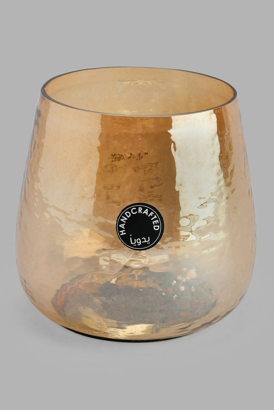 Gold Clear Cotton Jar
