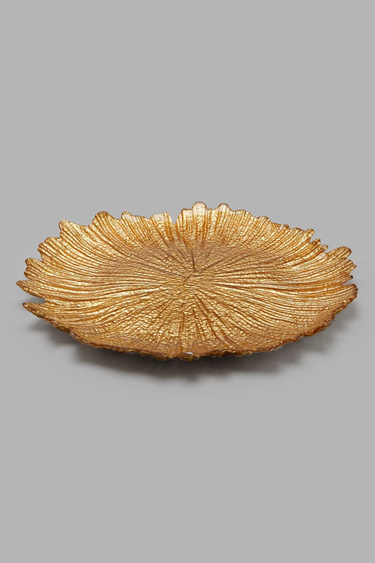 Redtag-Gold-Charger-Plate-Category:Plates,-Colour:Gold,-Deals:New-In,-Filter:Home-Dining,-HMW-DIN-Kitchen-Accessories,-New-In-HMW-DIN,-Non-Sale,-Section:Homewares,-W22A-Home-Dining-
