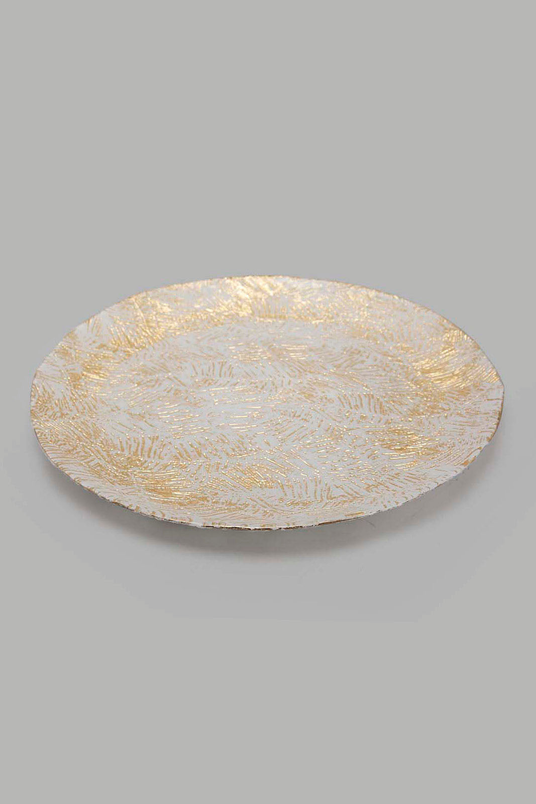 Redtag-Gold-Charger-Plate-Category:Plates,-Colour:Gold,-Deals:New-In,-Filter:Home-Dining,-HMW-DIN-Kitchen-Accessories,-New-In-HMW-DIN,-Non-Sale,-Section:Homewares,-W22A-Home-Dining-