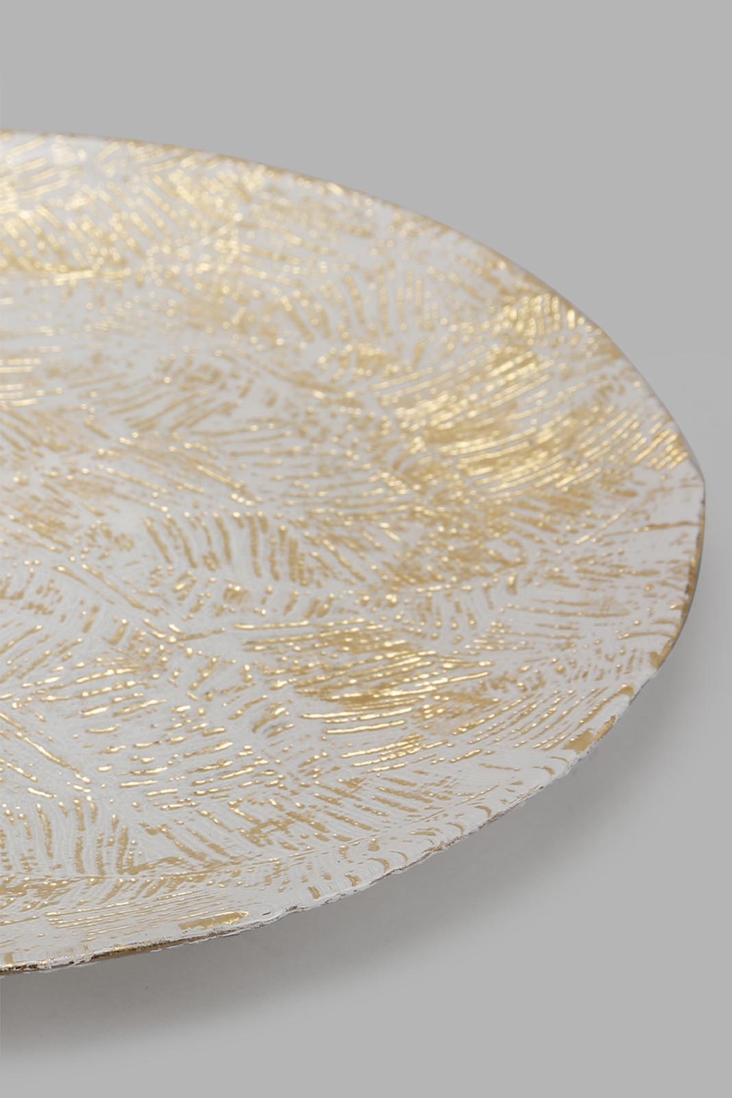 Redtag-Gold-Charger-Plate-Category:Plates,-Colour:Gold,-Deals:New-In,-Filter:Home-Dining,-HMW-DIN-Kitchen-Accessories,-New-In-HMW-DIN,-Non-Sale,-Section:Homewares,-W22A-Home-Dining-