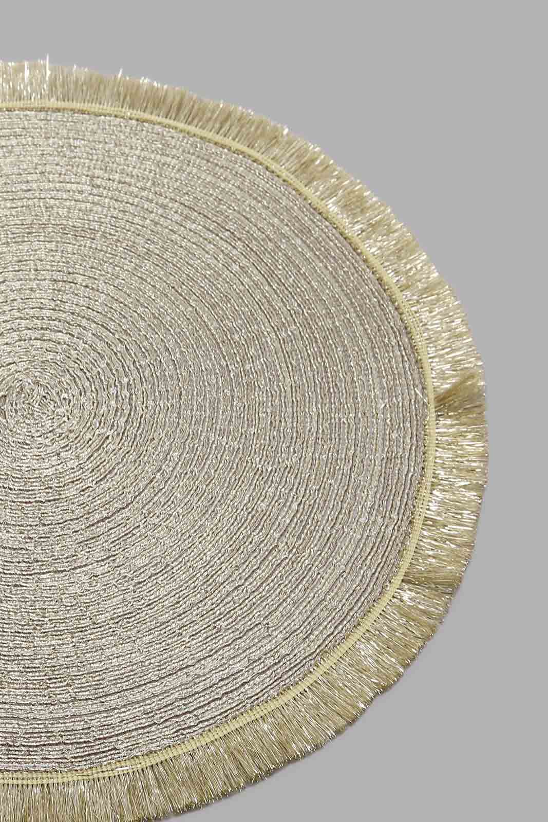 Redtag-Gold-Round-Woven-Placemat-Bundle,-Category:Placemats-&-Coasters,-Colour:Gold,-Deals:5-For-50,-Filter:Home-Dining,-HMW-DIN-Kitchen-Accessories,-S22C,-Section:Homewares-Home-Dining-