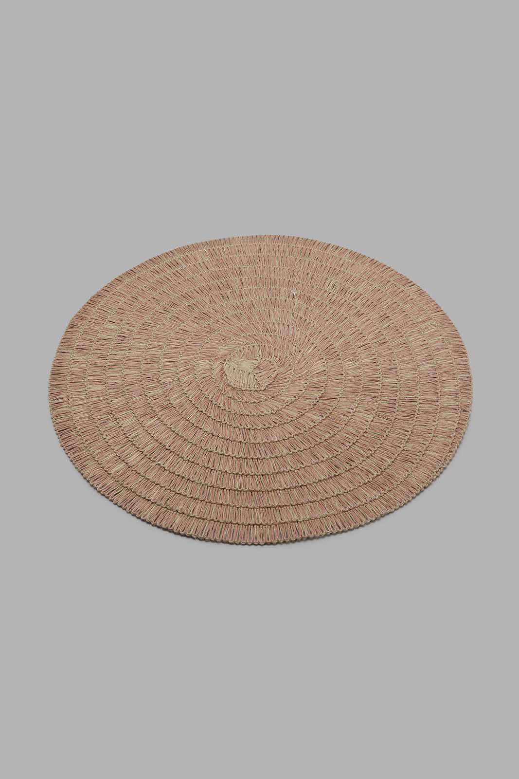 Redtag-Brown-Round-Woven-Placemat-Bundle,-Category:Placemats-&-Coasters,-Colour:Brown,-Deals:5-For-50,-Filter:Home-Dining,-HARMONY,-HMW-DIN-Kitchen-Accessories,-S22C,-Section:Homewares-Home-Dining-