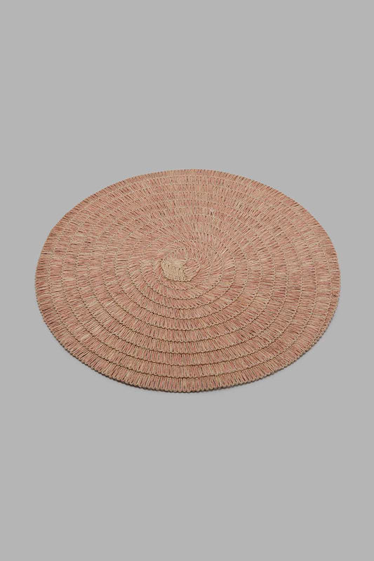 Redtag-Brown-Round-Woven-Placemat-Bundle,-Category:Placemats-&-Coasters,-Colour:Brown,-Deals:5-For-50,-Filter:Home-Dining,-HARMONY,-HMW-DIN-Kitchen-Accessories,-S22C,-Section:Homewares-Home-Dining-