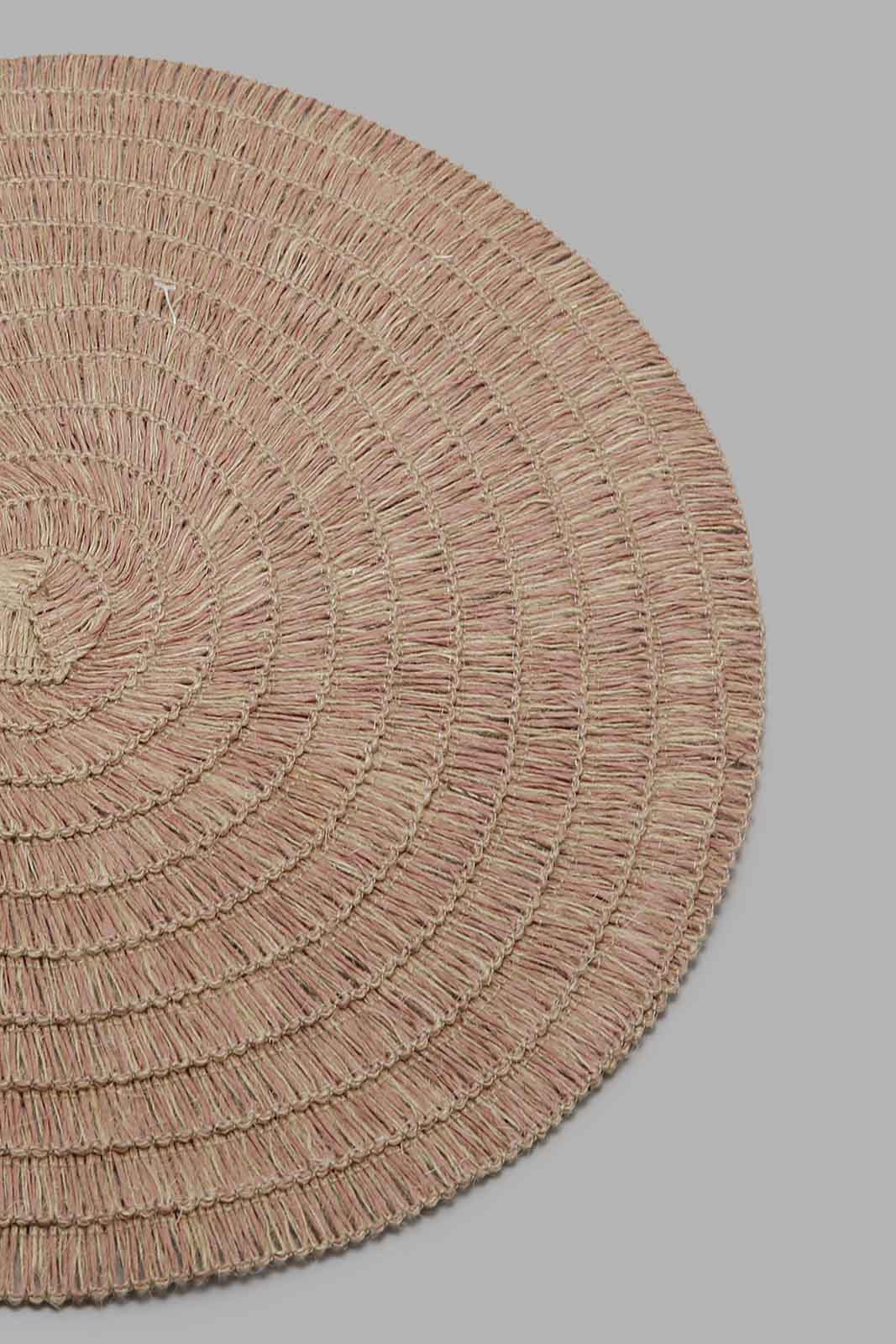 Redtag-Brown-Round-Woven-Placemat-Bundle,-Category:Placemats-&-Coasters,-Colour:Brown,-Deals:5-For-50,-Filter:Home-Dining,-HARMONY,-HMW-DIN-Kitchen-Accessories,-S22C,-Section:Homewares-Home-Dining-