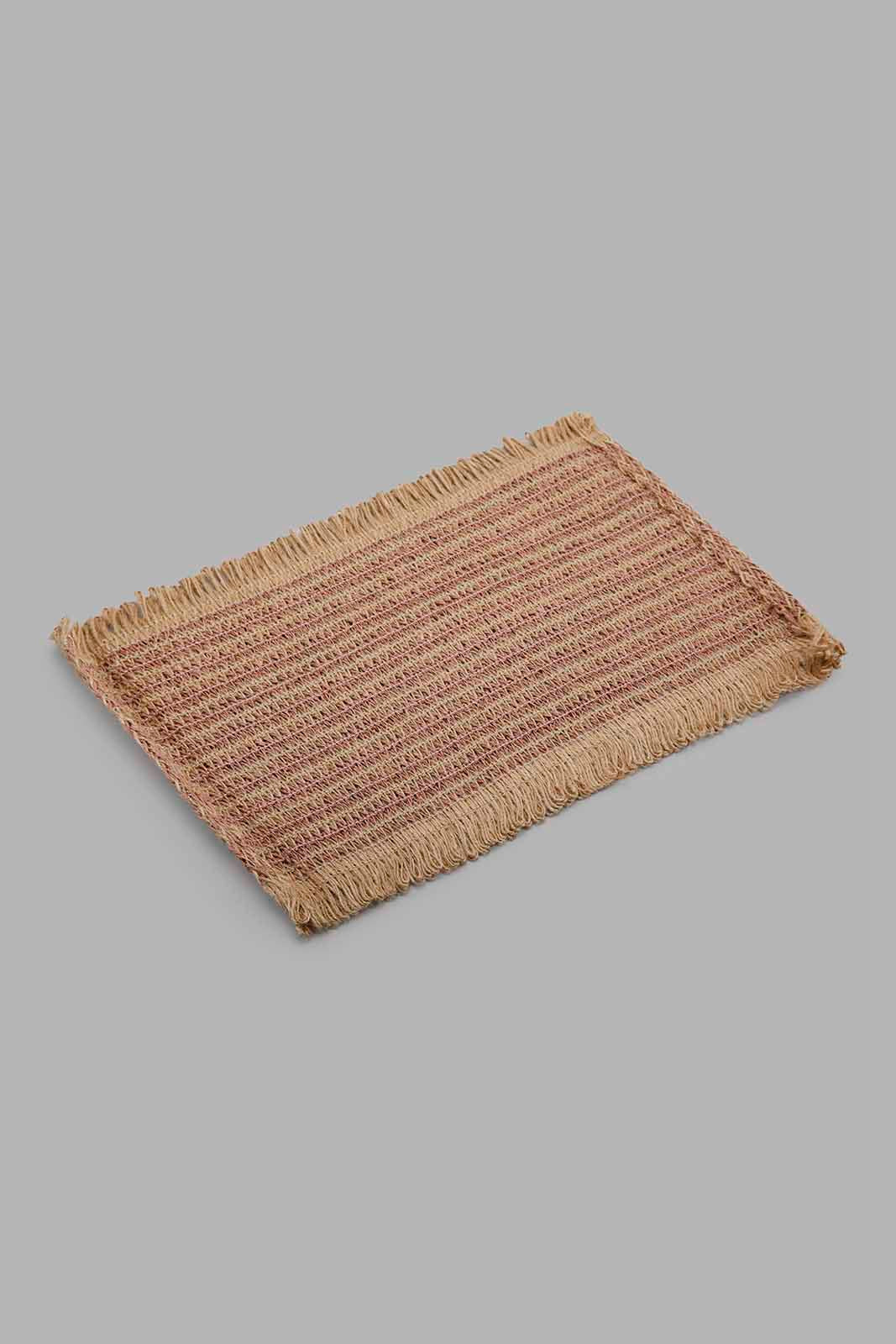 Redtag-Brown-Rectangle-Woven-Placemat-Bundle,-Category:Placemats-&-Coasters,-Colour:Brown,-Deals:5-For-50,-Filter:Home-Dining,-HARMONY,-HMW-DIN-Kitchen-Accessories,-S22C,-Section:Homewares-Home-Dining-