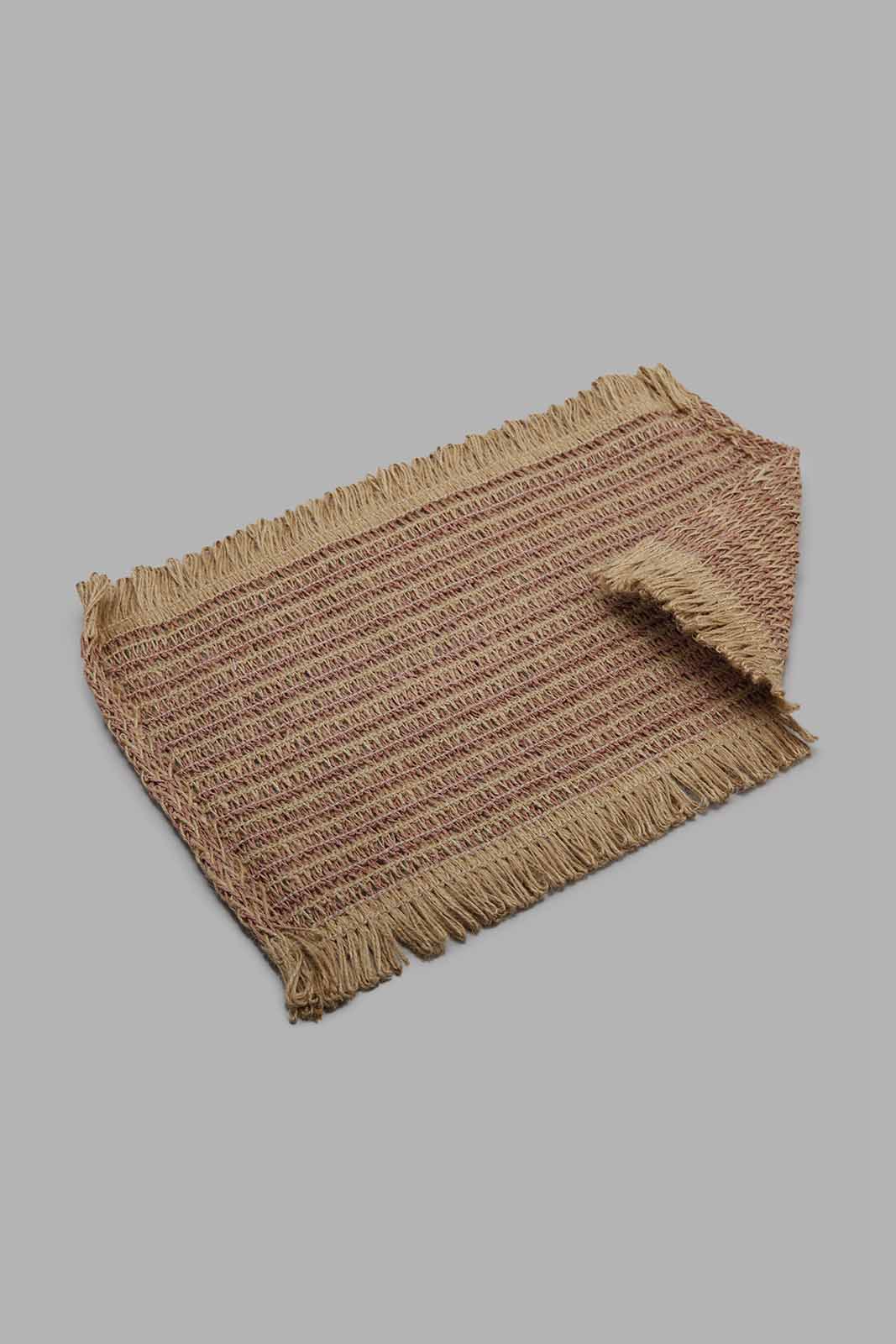 Redtag-Brown-Rectangle-Woven-Placemat-Bundle,-Category:Placemats-&-Coasters,-Colour:Brown,-Deals:5-For-50,-Filter:Home-Dining,-HARMONY,-HMW-DIN-Kitchen-Accessories,-S22C,-Section:Homewares-Home-Dining-